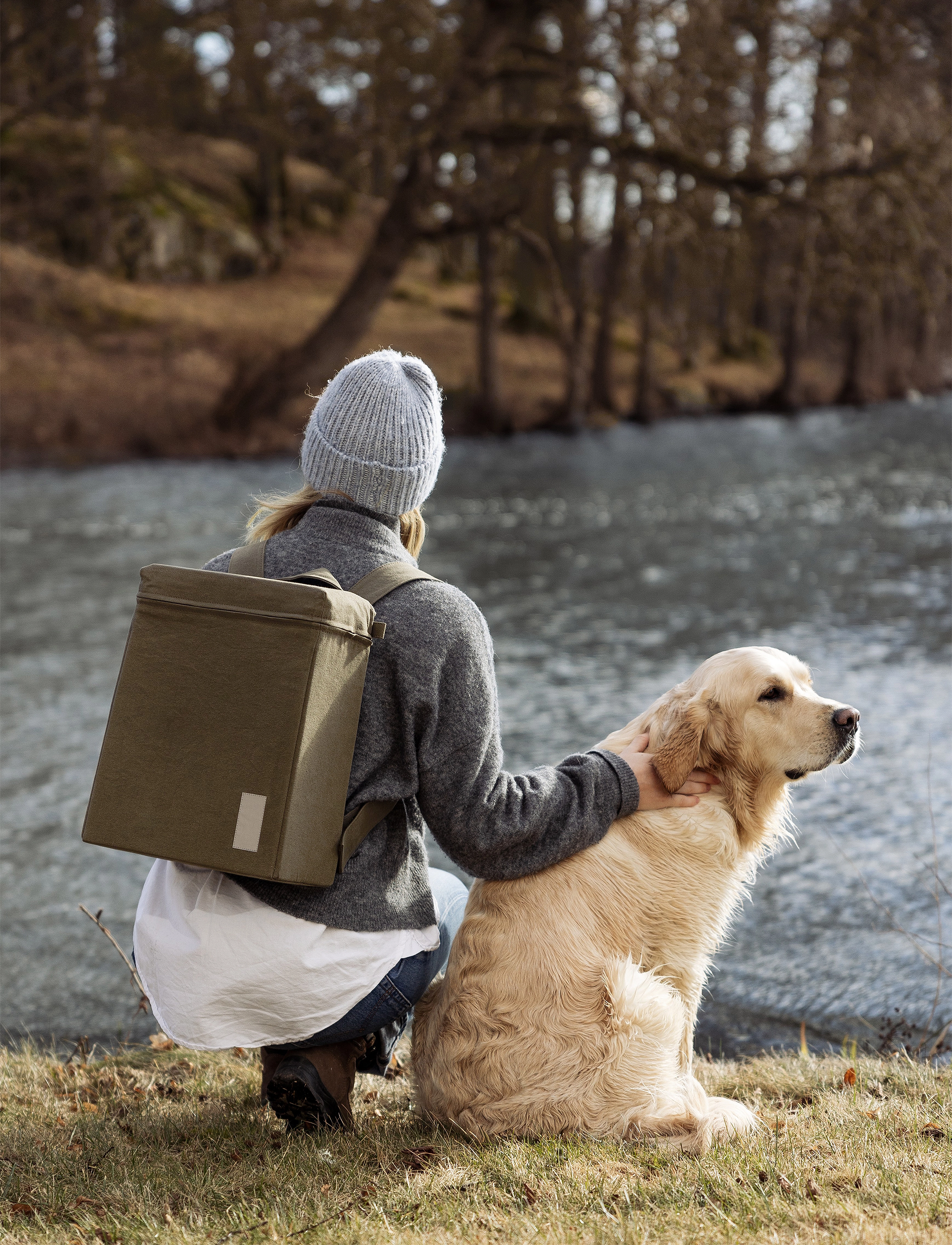 Design House Stockholm - Urban Thermal Backpack - tilbehør til piknik - olive - 4