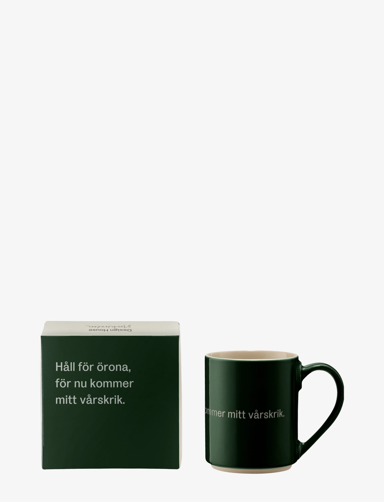 Design House Stockholm Astrid Lindgren Mug 25, Coffee Kop, Grøn, Str: 35 CL