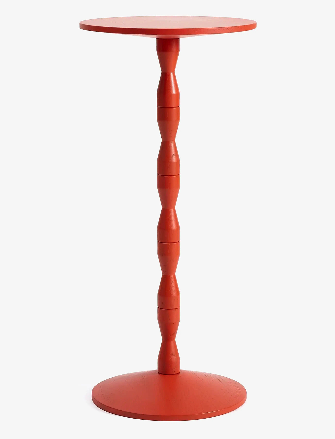 Design House Stockholm - Pedestal Table - sideborde og små borde - red orange - 1