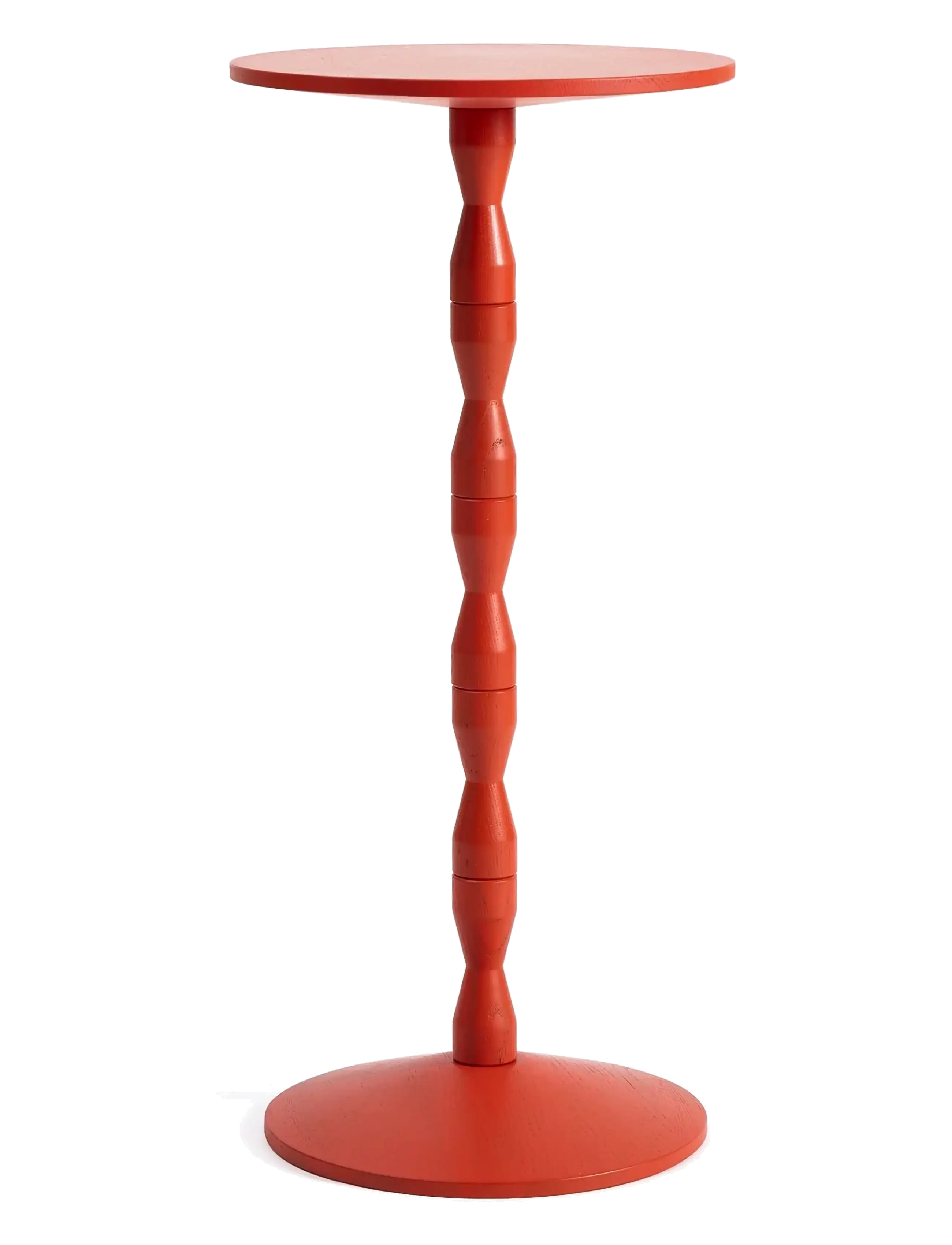 Design House Stockholm Pedestal Table - Uutuudet - RED ORANGE / red