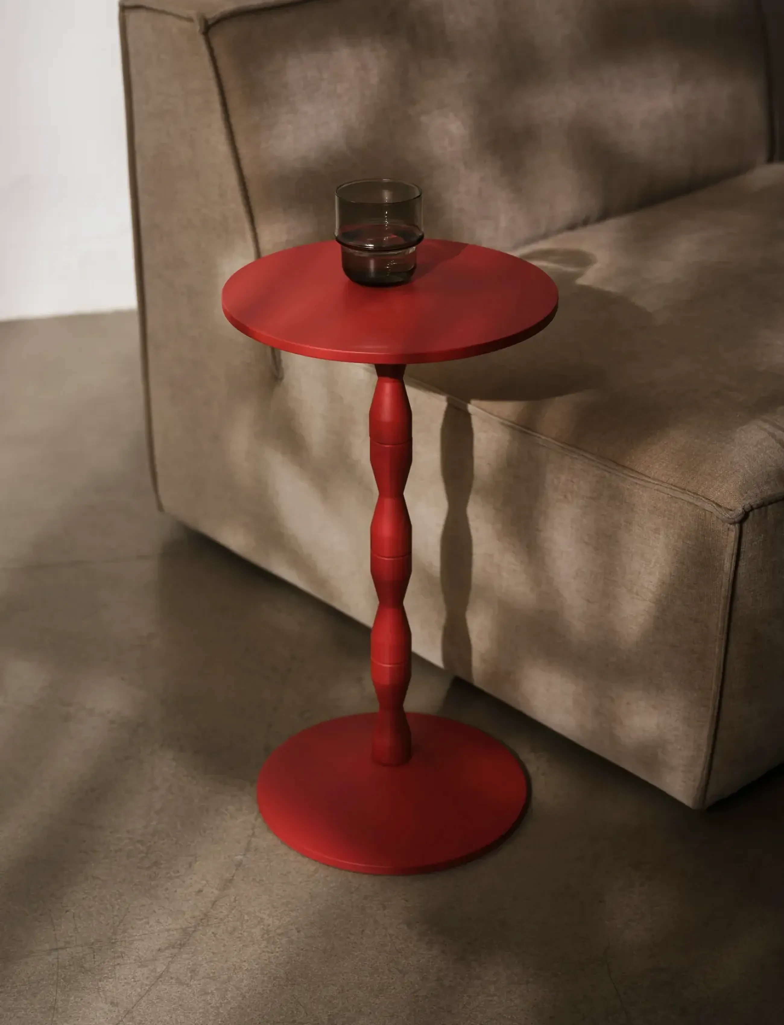 Design House Stockholm Pedestal Table, 67.5X31 cm, Tables, Rot - Coffee Homeware