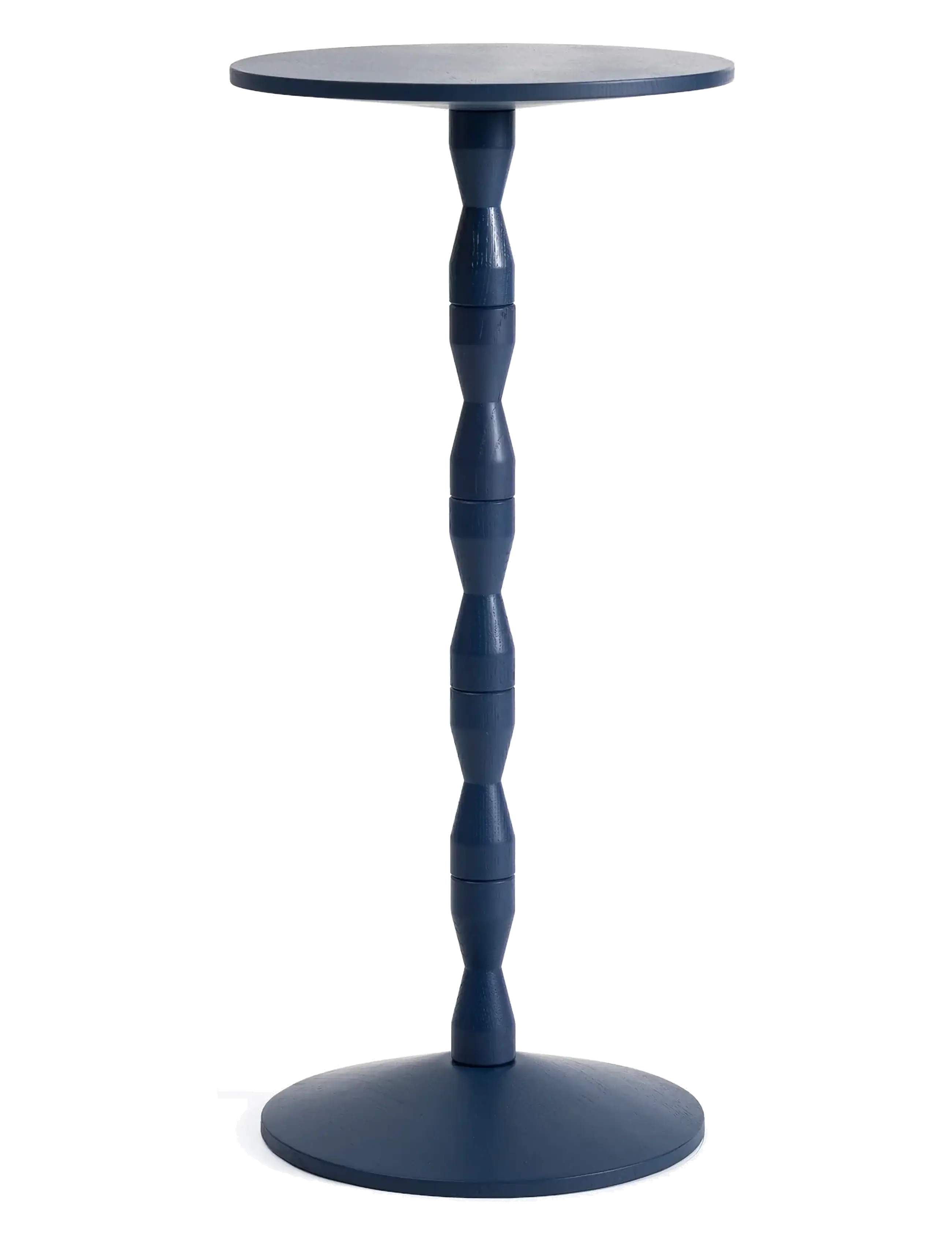 Design House Stockholm Pedestal Table, Sidebord og lille bord, Blå, Str: 67.5X31CM