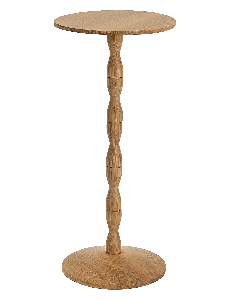 Design House Stockholm - Pedestal Table - beistelltische & kleine tische - oak - 1
