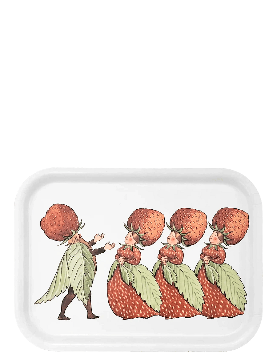 Design House Stockholm - The Strawberry Family Tray - kandikud - multi - 1