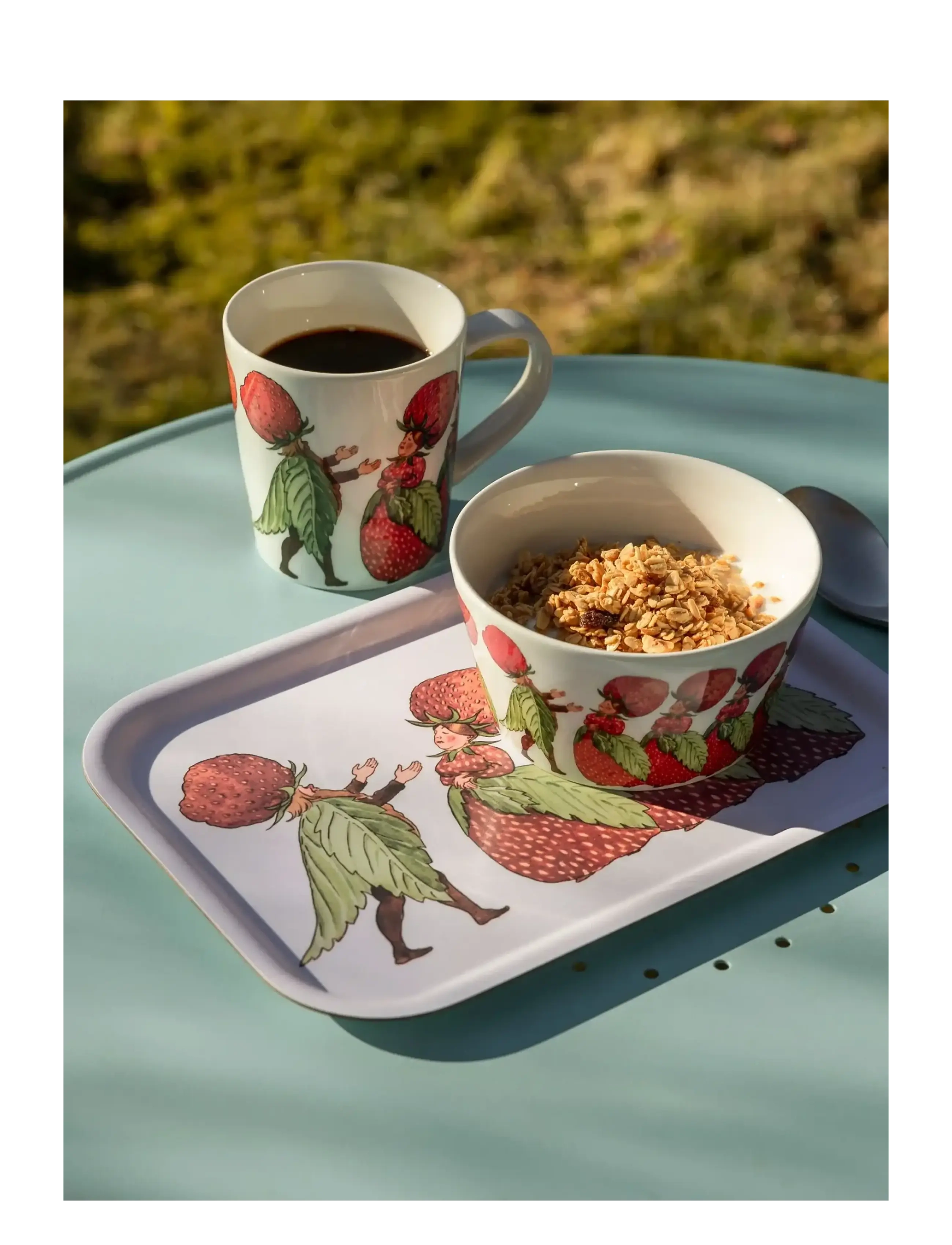 Design House Stockholm - The Strawberry Family Tray - plateaux - multi - 2