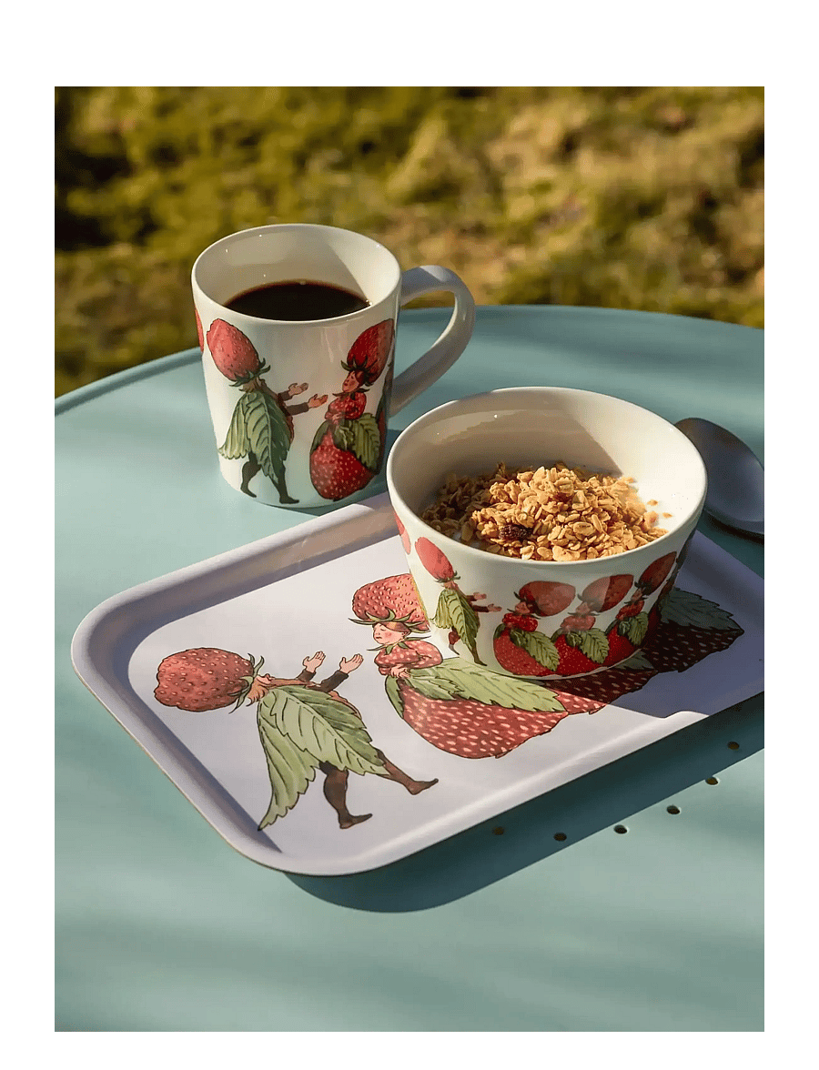 Design House Stockholm - The Strawberry Family Tray - kandikud - multi - 2