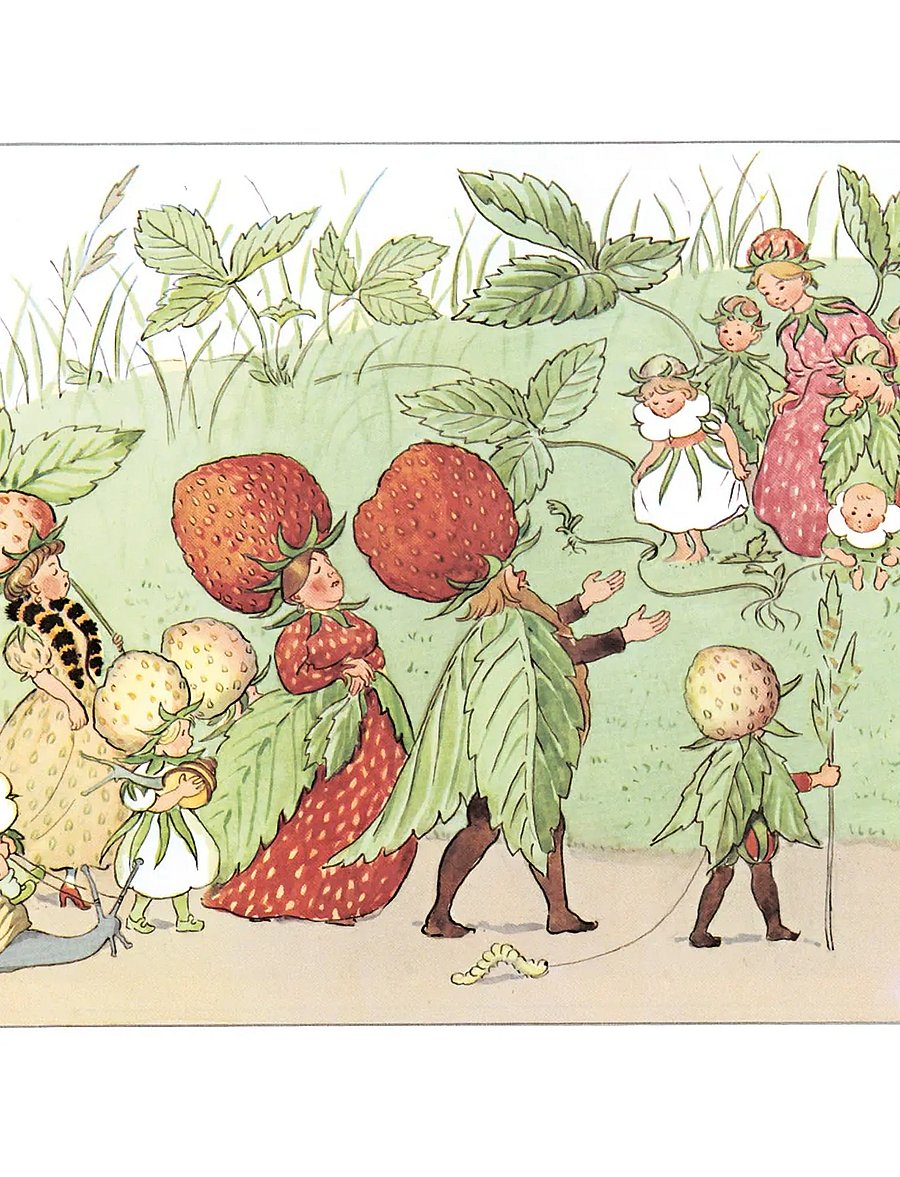 Design House Stockholm - The Strawberry Family Tray - kandikud - multi - 0