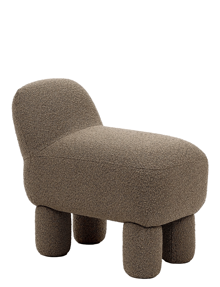 Design House Stockholm - Lulu Pouf - kott-toolid - brown - 1