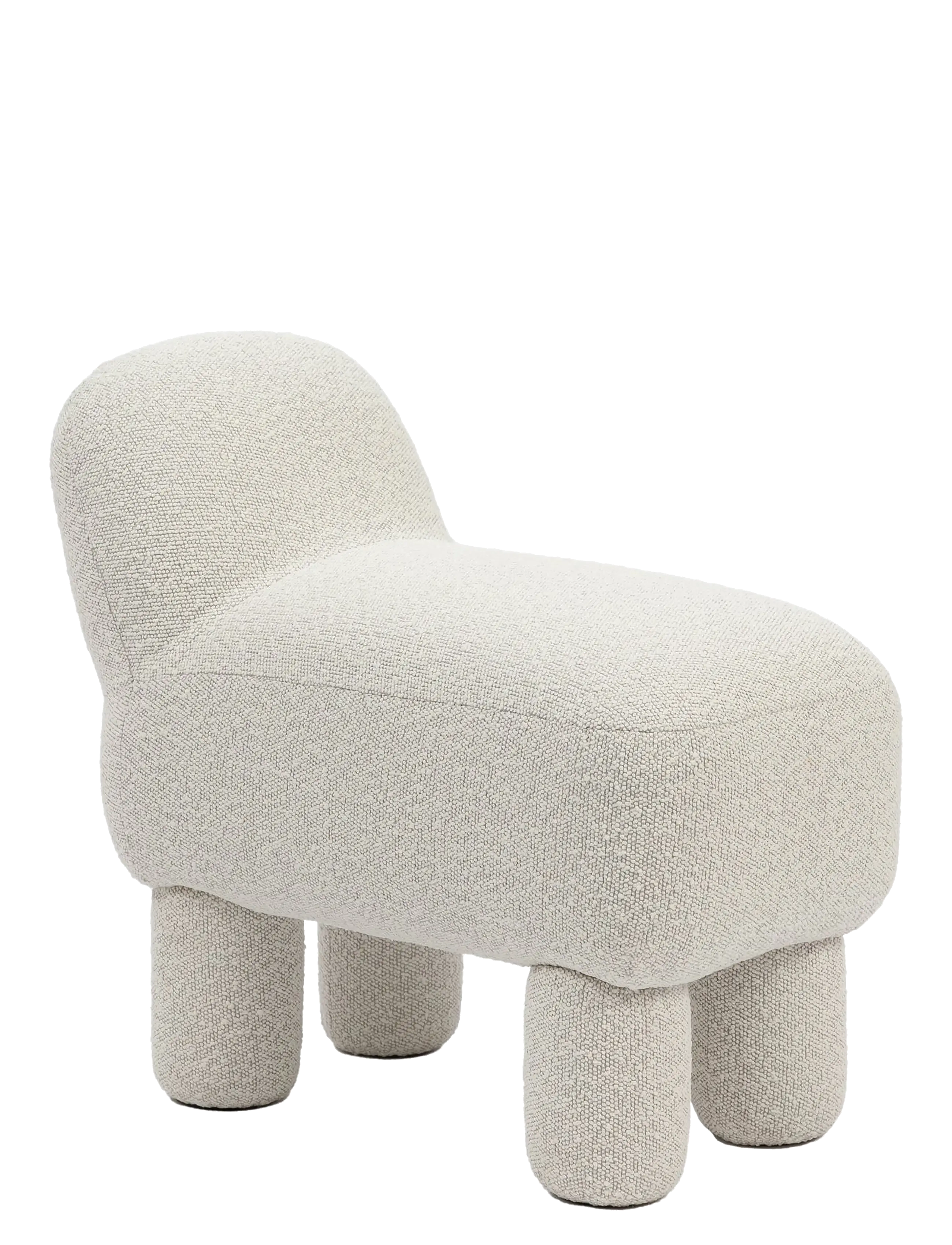 Design House Stockholm Lulu Pouf, Puffer, Creme, Str: 65X36X59CM