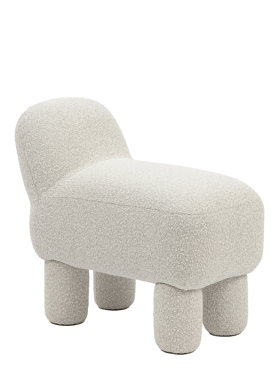 Design House Stockholm - Lulu Pouf - poufs - cream - 1