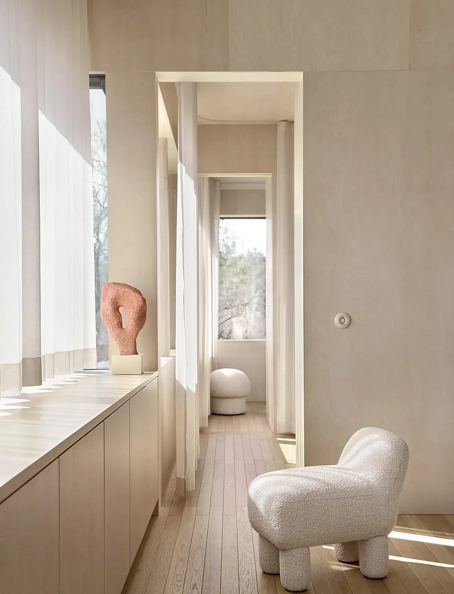 Design House Stockholm - Lulu Pouf - poufs - cream - 3