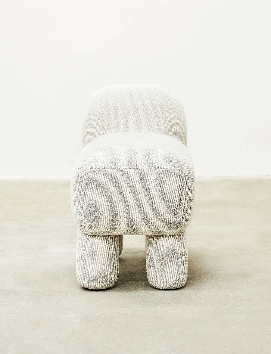 Design House Stockholm - Lulu Pouf - poufs - cream - 5