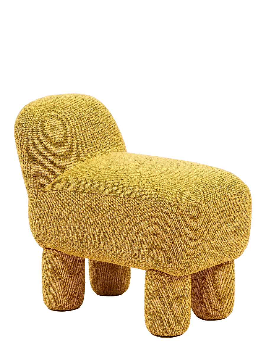 Design House Stockholm - Lulu Pouf - kott-toolid - yellow - 1