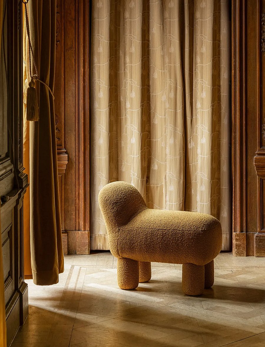Design House Stockholm - Lulu Pouf - kott-toolid - yellow - 5