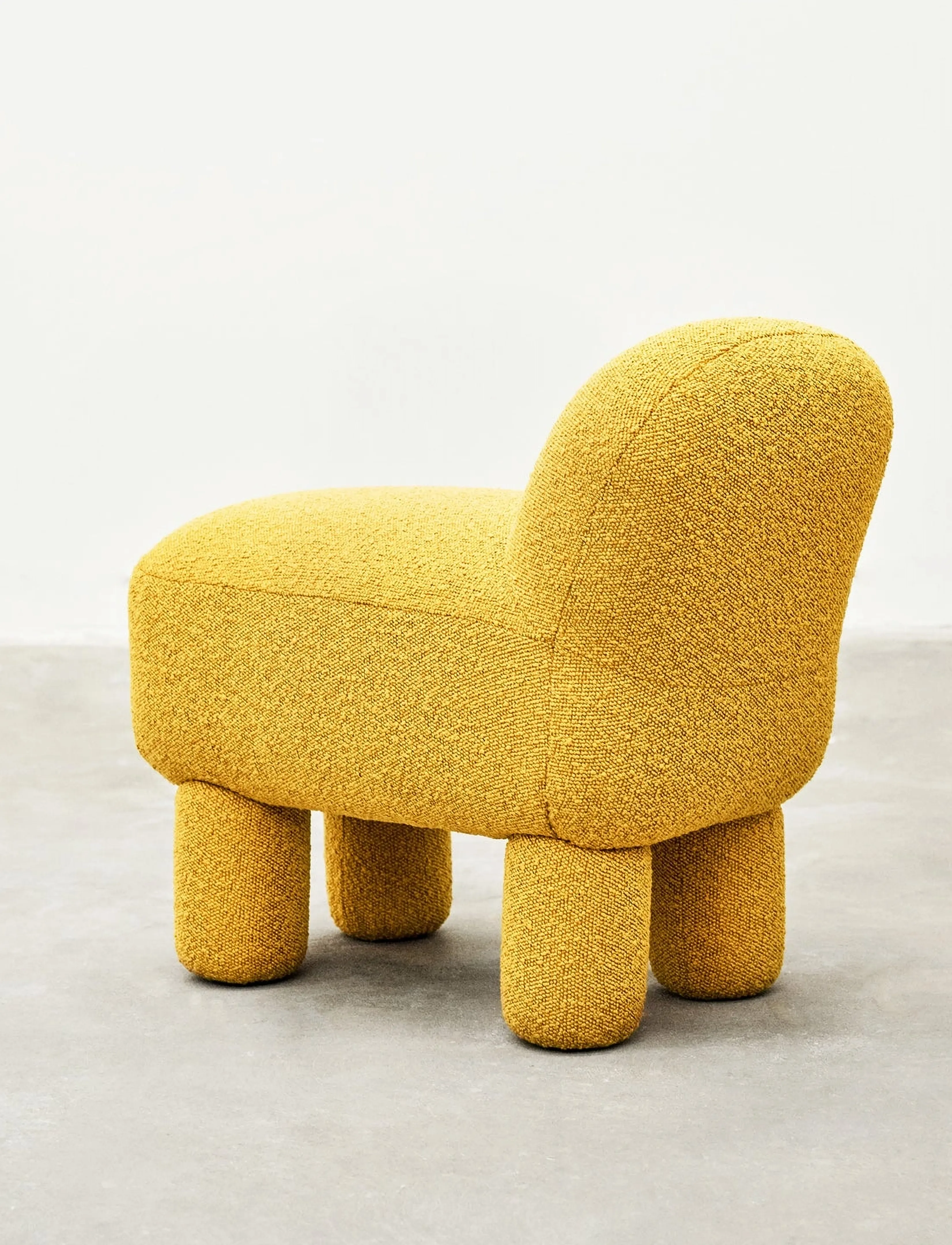Design House Stockholm Lulu Pouf - Konfirmation - YELLOW / yellow