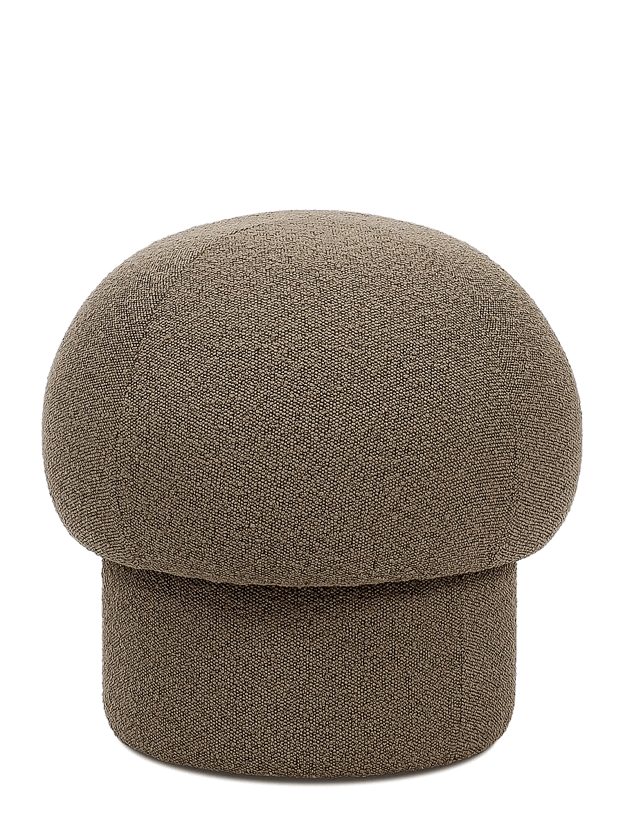 Design House Stockholm - Uno Pouf 50 cm - poufs - brown - 1