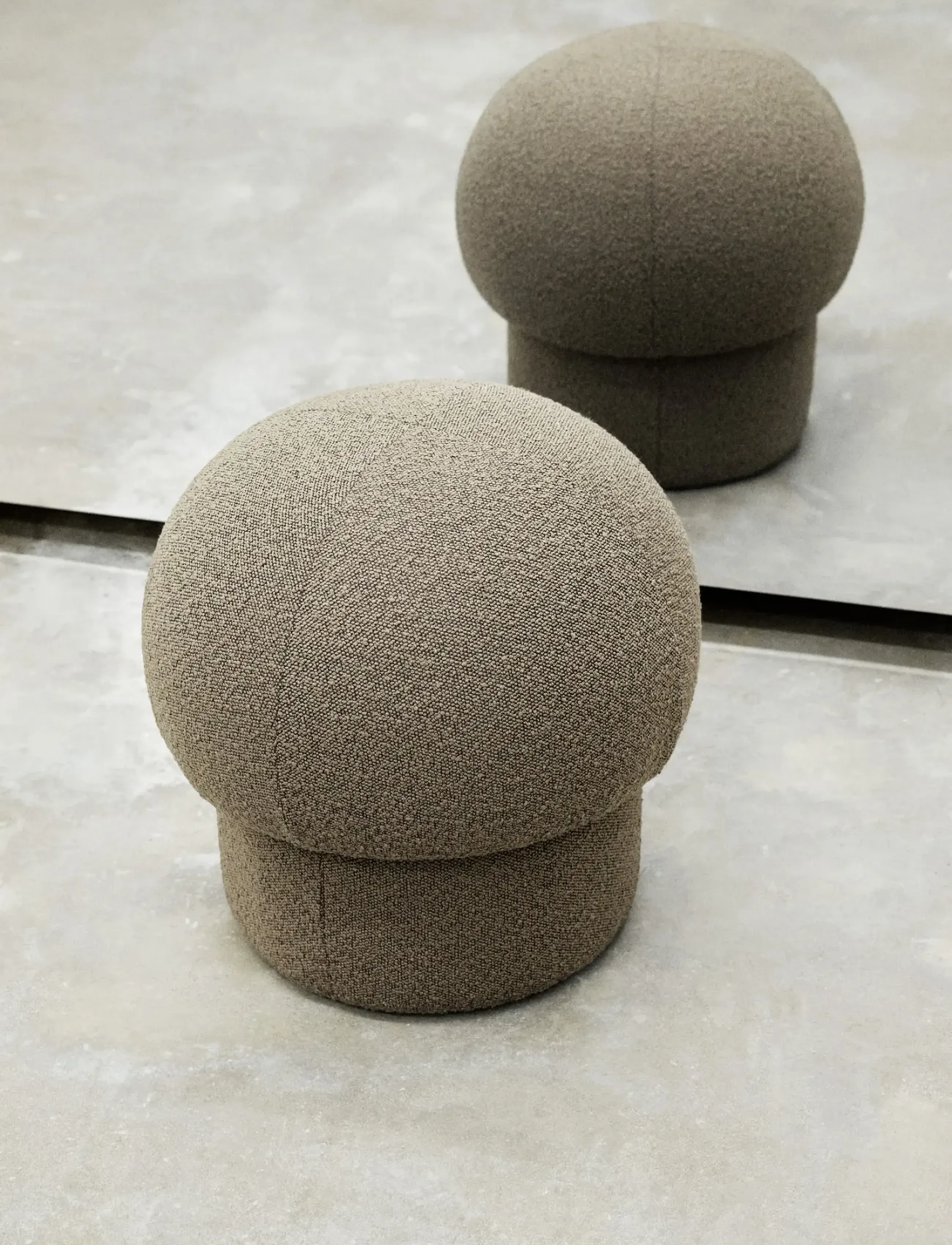 Design House Stockholm - Uno Pouf 50 cm - puffer - brown - 3
