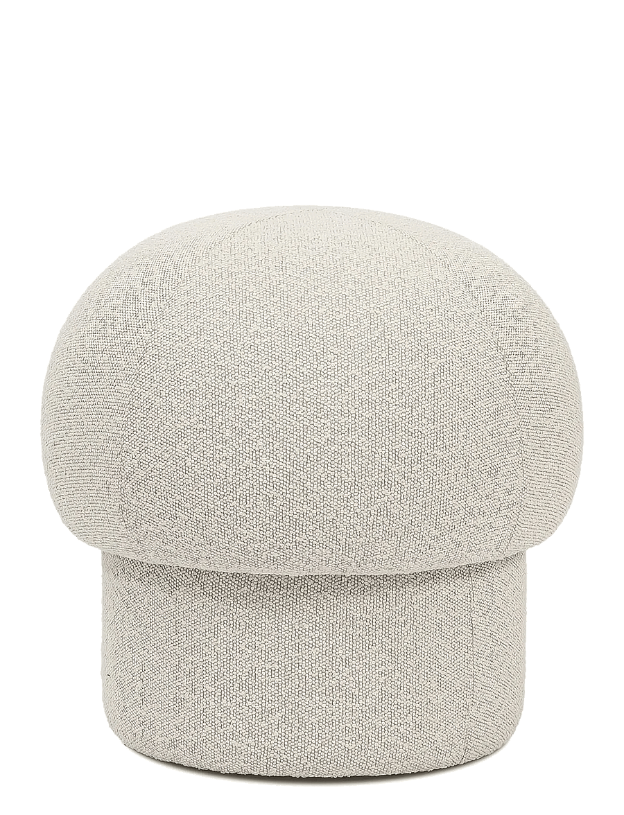 Design House Stockholm - Uno Pouf 50 cm - poufs - cream - 1