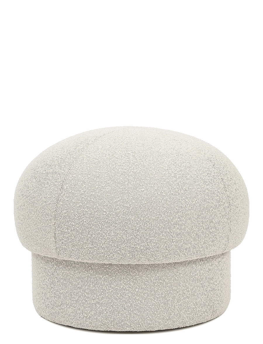 Design House Stockholm - Uno Pouf 65 cm - poufs - cream - 1