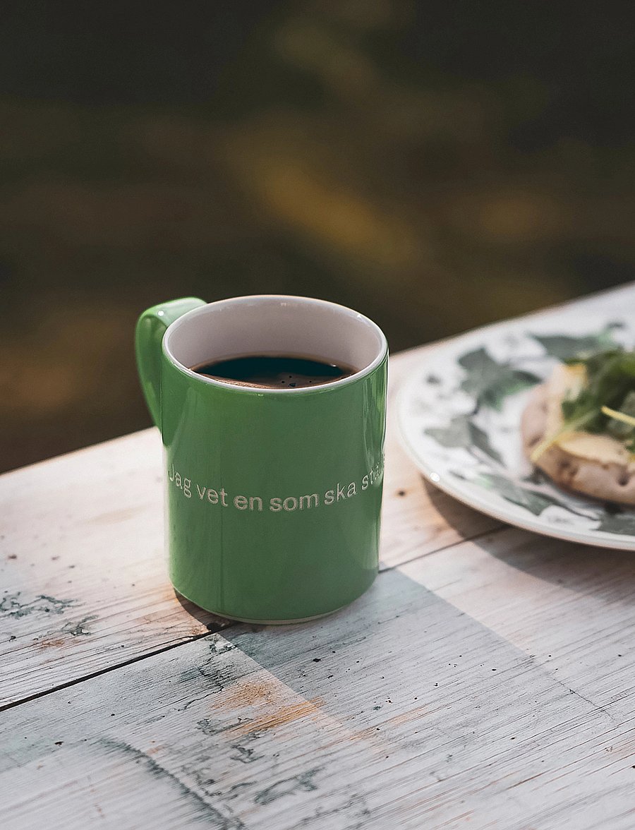 Design House Stockholm - Astrid Lindgren Mug 28 - kohvitassid - green - 4