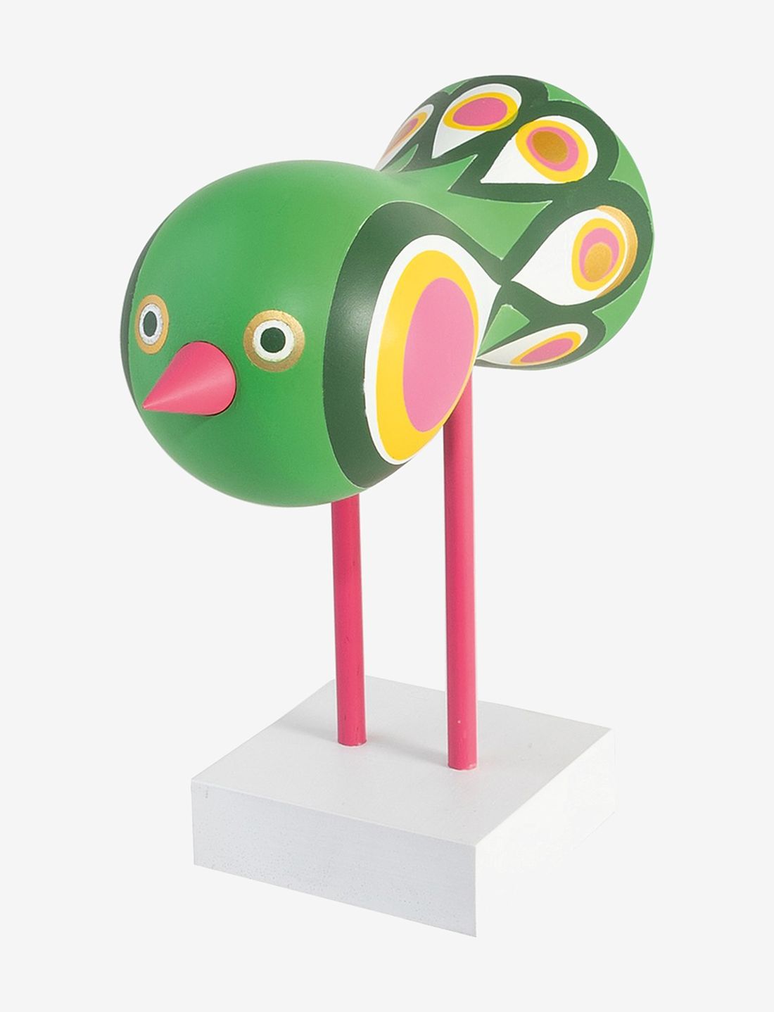 Design House Stockholm - Birds 1967 no.2 - træfigurer - green - 0
