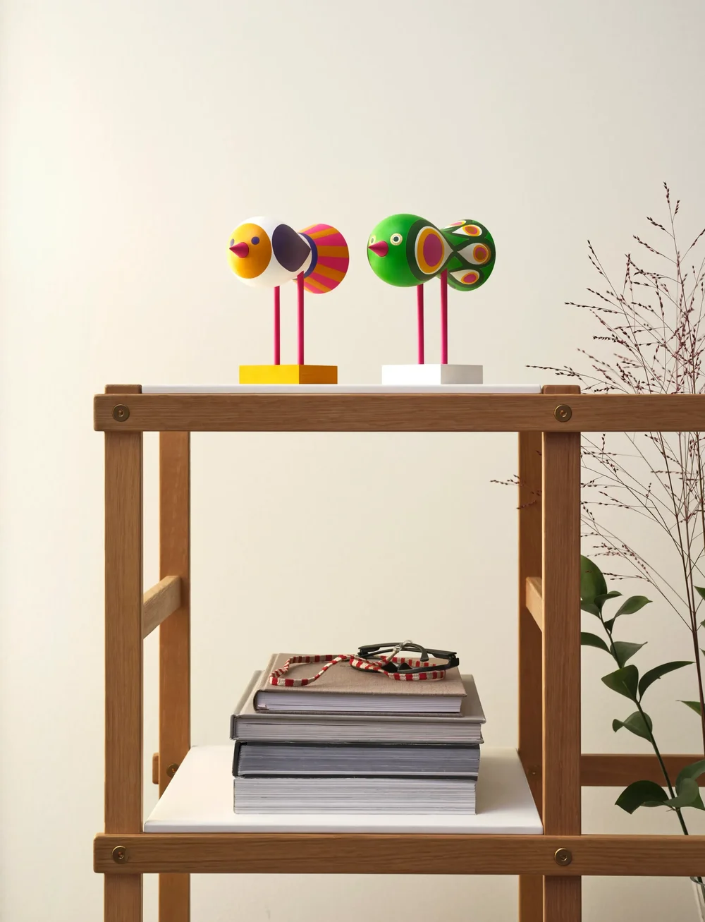 Design House Stockholm - Birds 1967 no.2 - træfigurer - green - 3