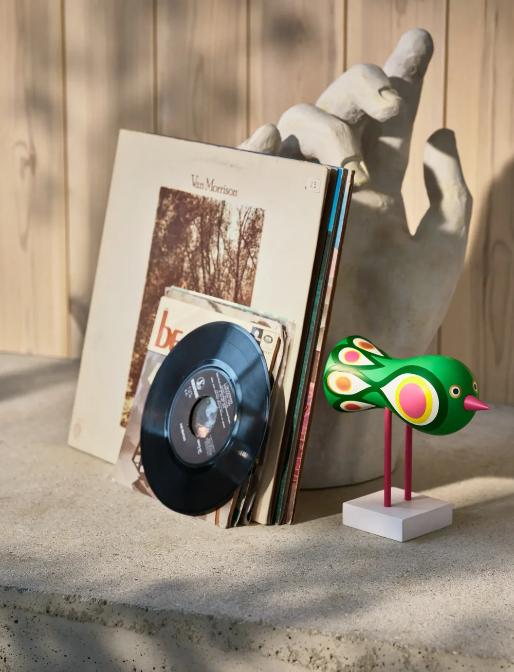 Design House Stockholm - Birds 1967 no.2 - træfigurer - green - 5