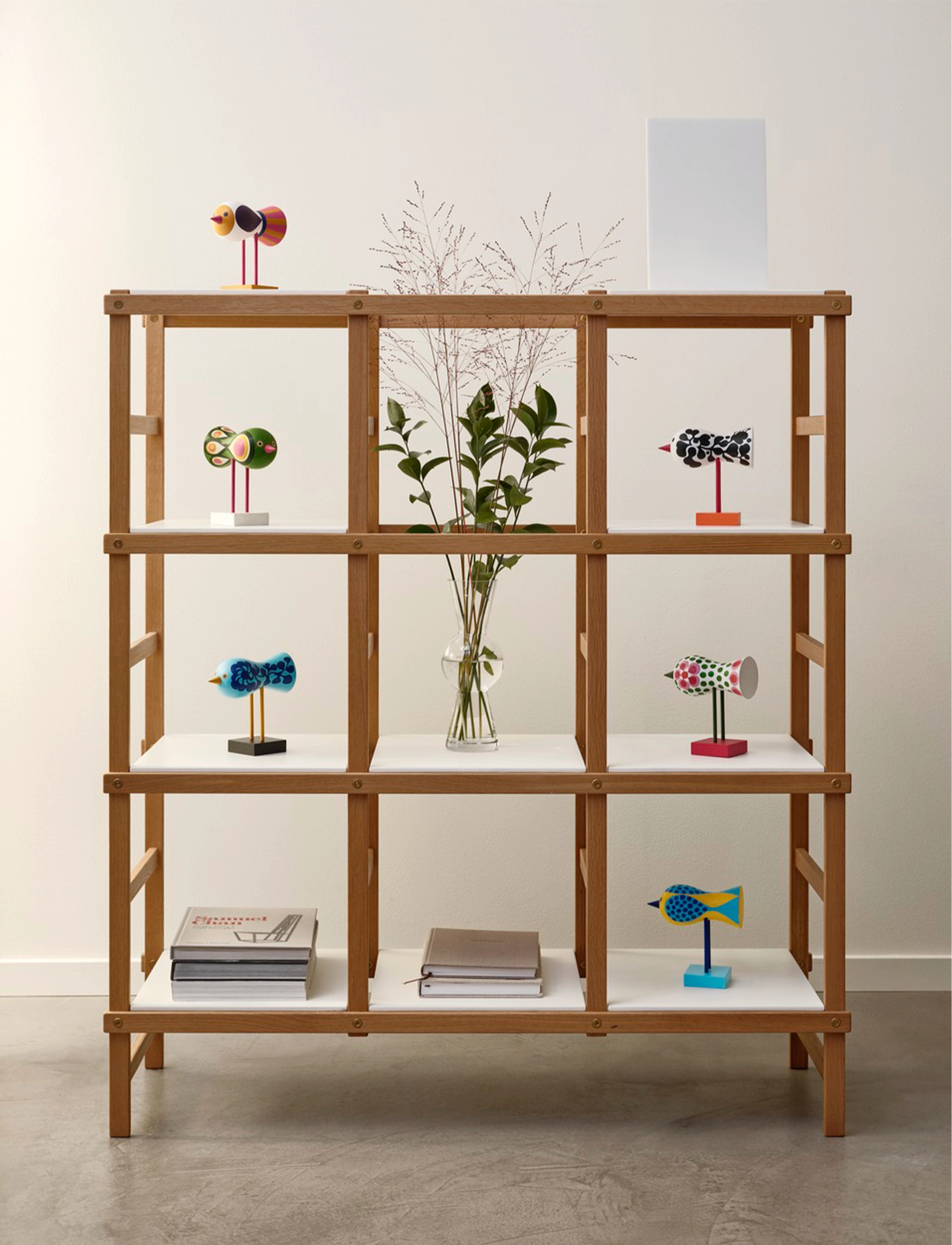 Design House Stockholm - Birds 1967 no.5 - træfigurer - multi - 5
