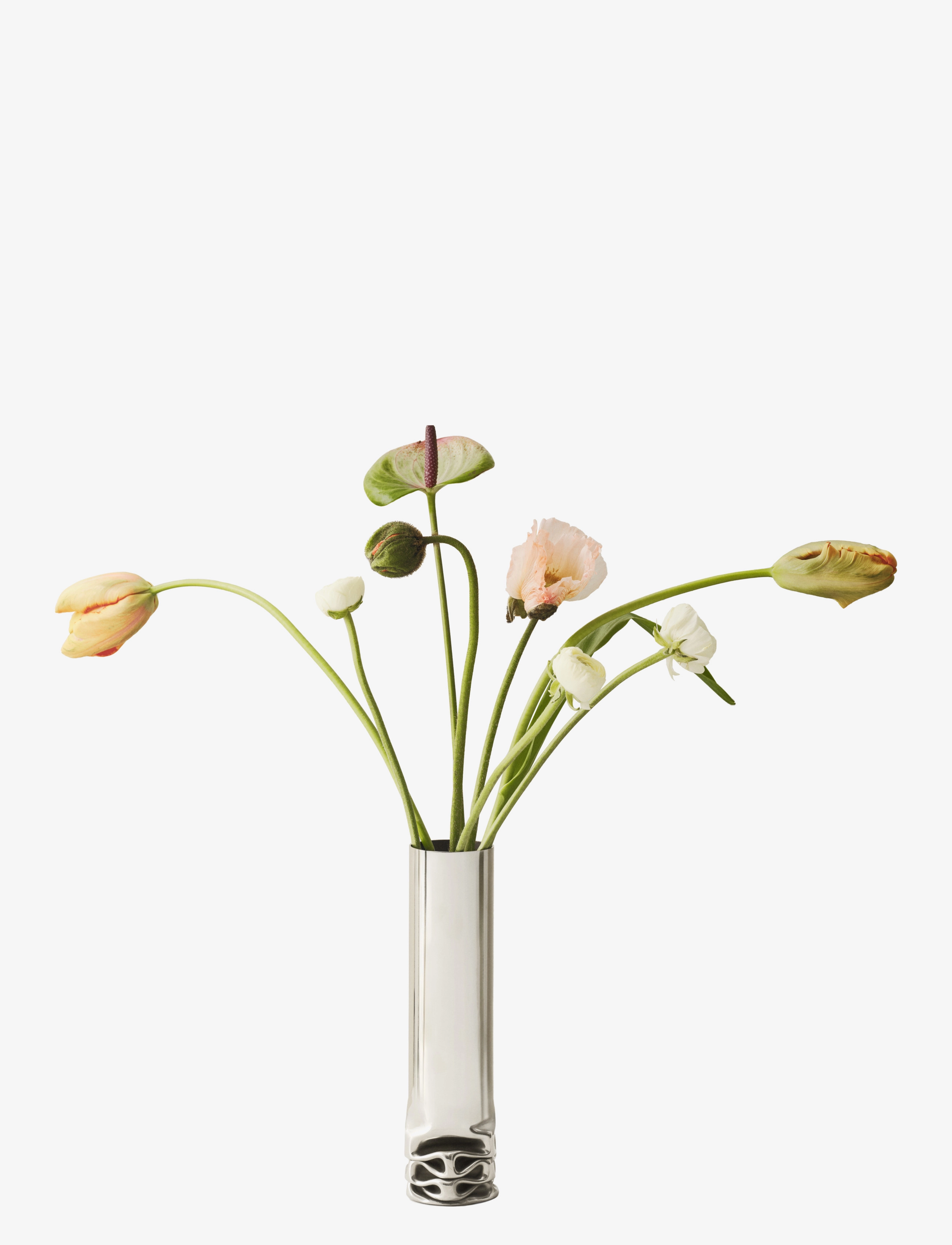 Design House Stockholm - Hydraulic Vase - ystävänpäivälahjat - silver - 2