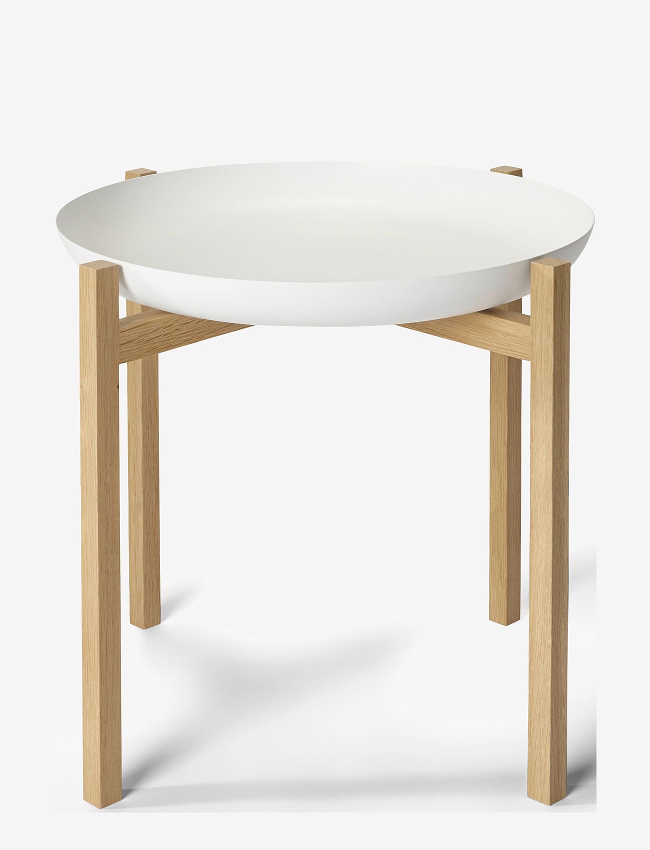 Design House Stockholm - Tablo Table Set High - beistelltische & kleine tische - white/oak - 0