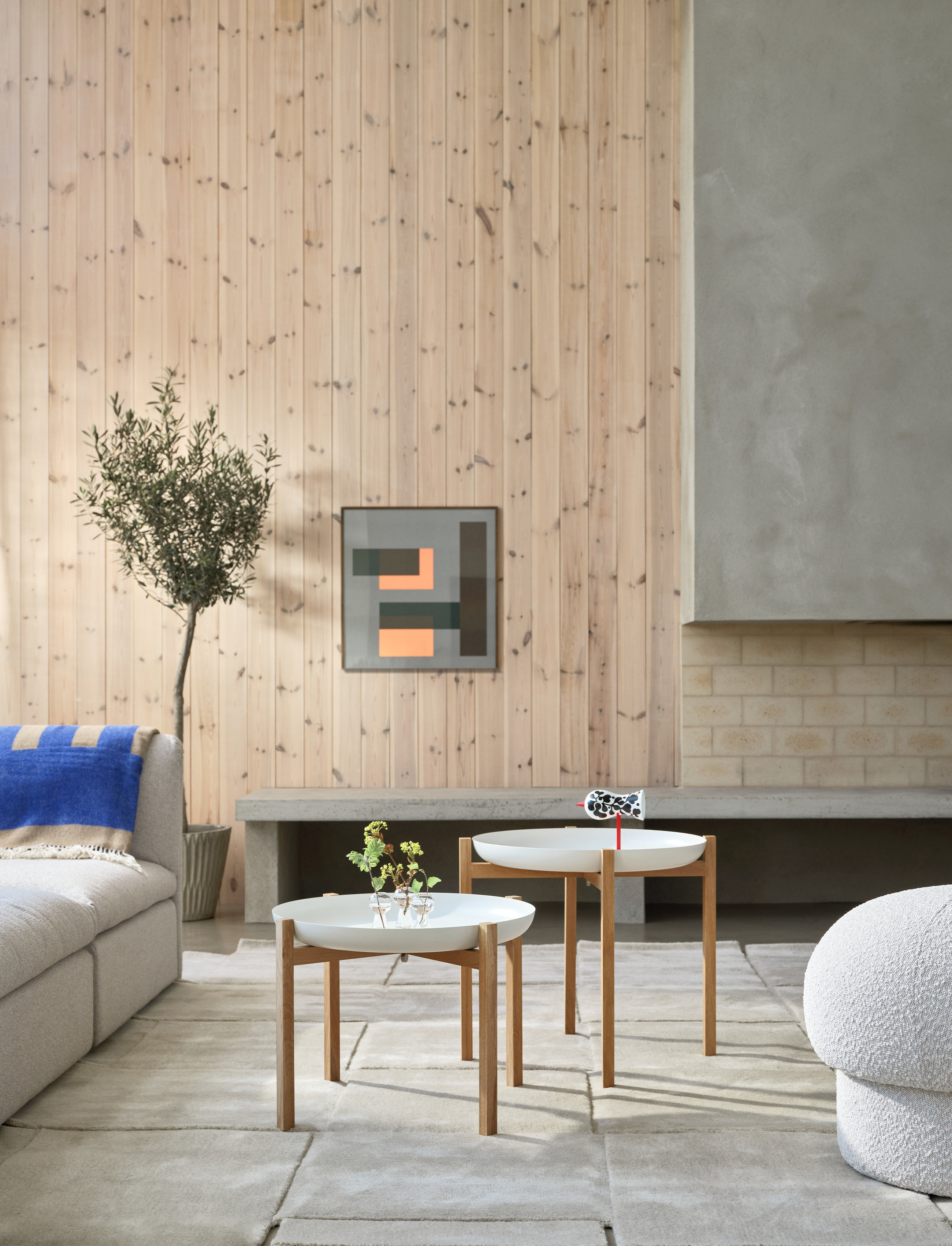 Design House Stockholm Tablo Table Set High, One Size, Tables, Weiß - Side Tables & Small Homeware
