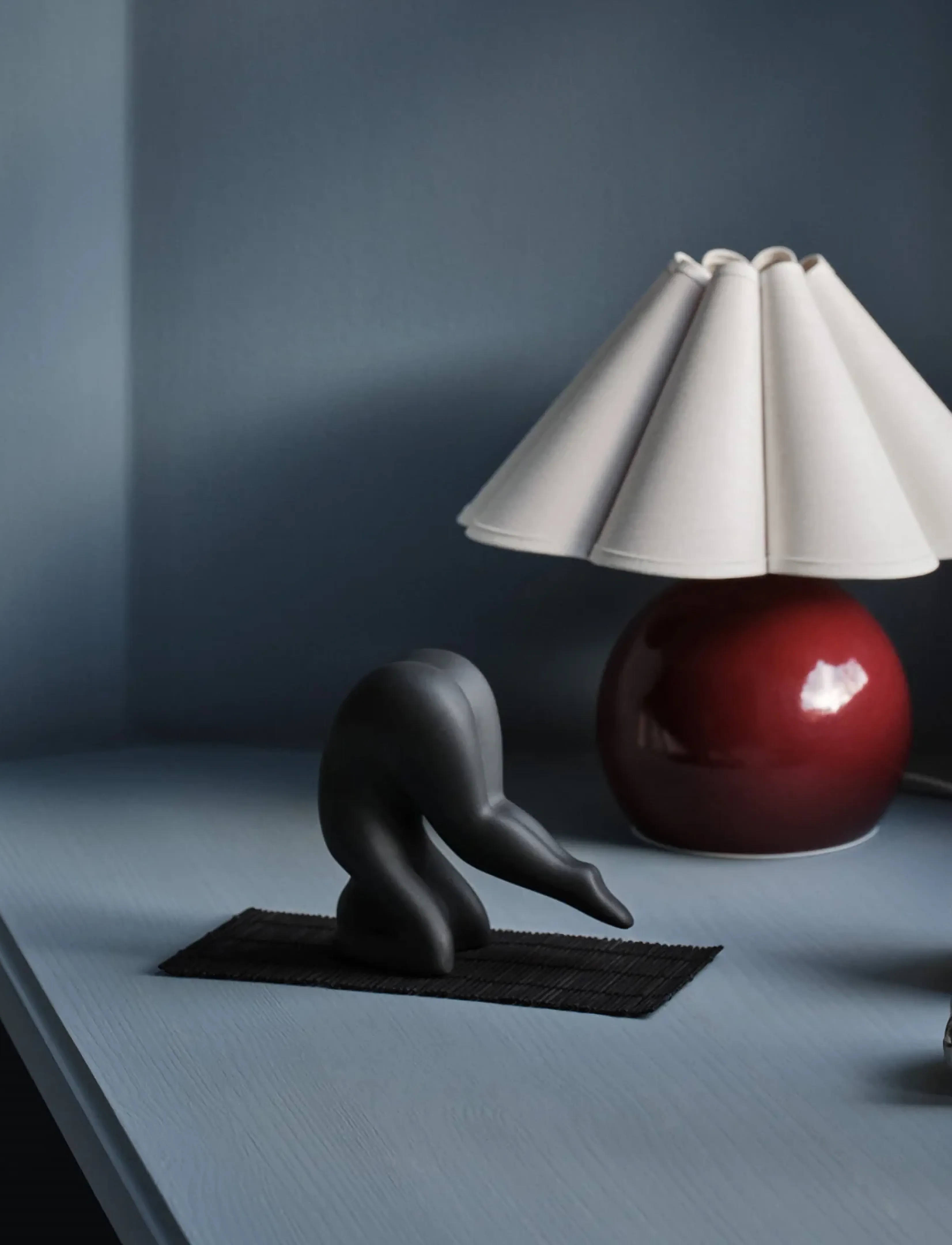 Design House Stockholm Yoga 1, 5.7X11.2X10.3 cm, Decorative Accessories-details, Schwarz - Figures & Sculptures, Homeware