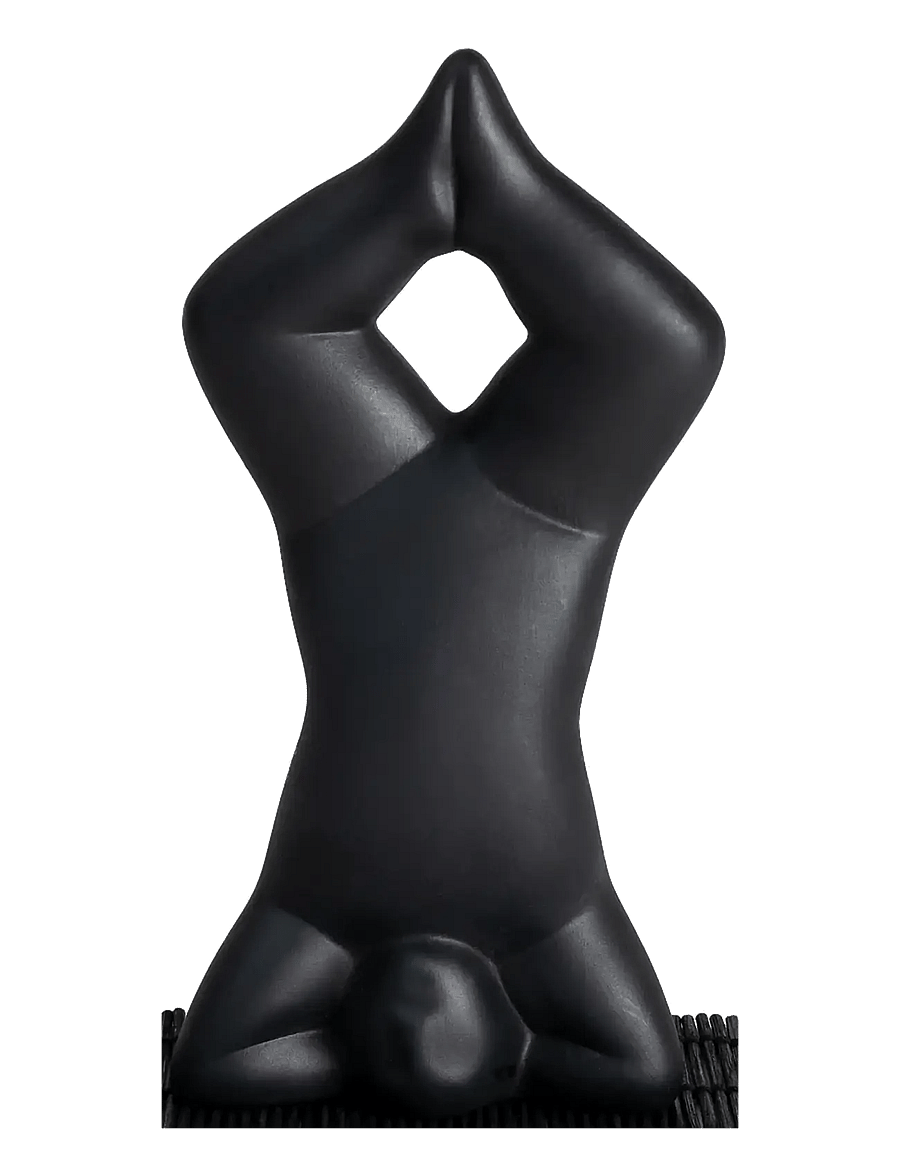 Design House Stockholm - Yoga 3 - figuren & skulpturen - black - 1