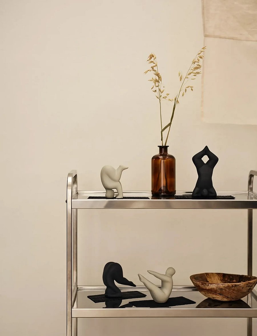 Design House Stockholm - Yoga 3 - figuren & skulpturen - black - 3