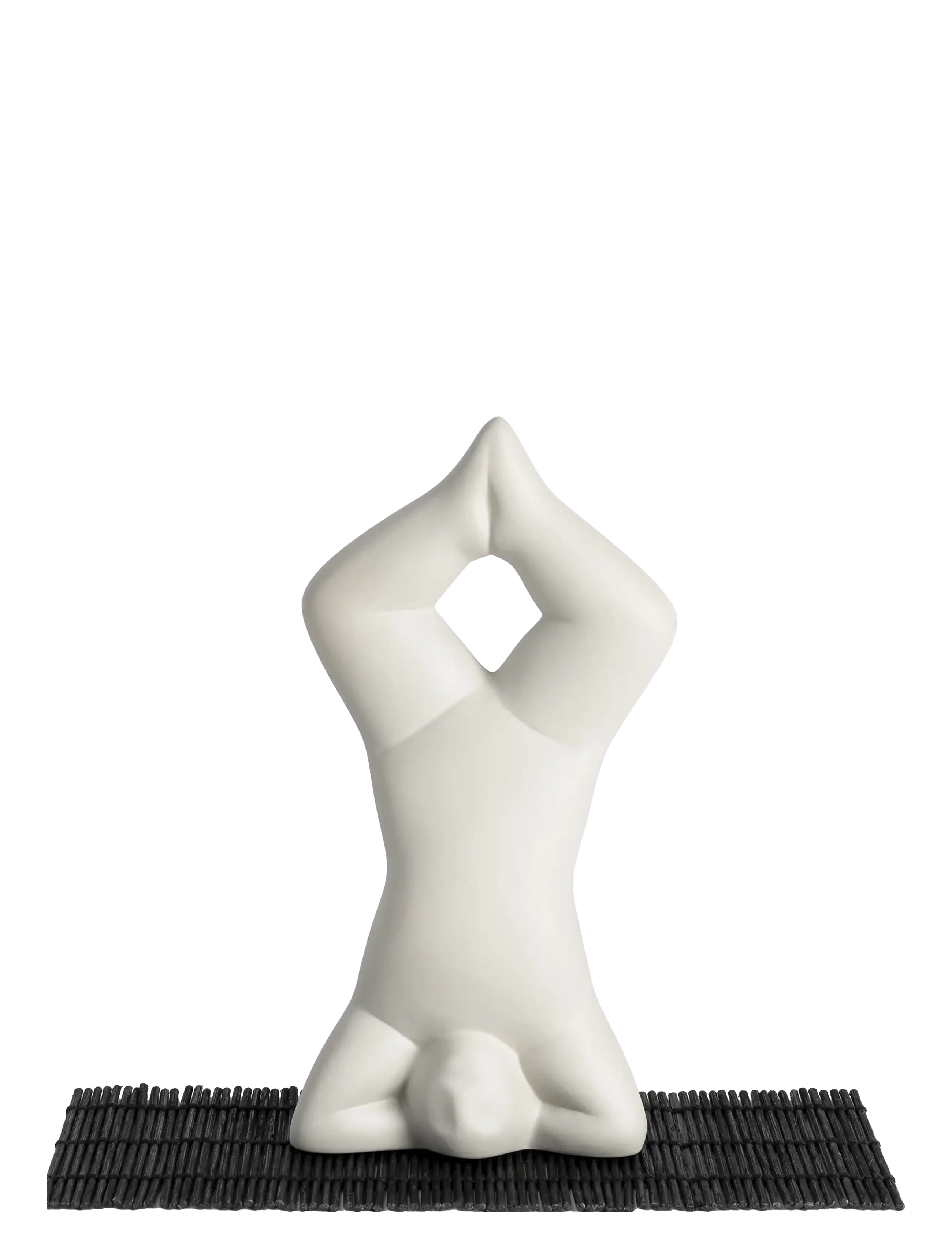 Design House Stockholm Yoga 3, Figur og skulptur, Grå, Str: 4.5X8.2X15.9CM