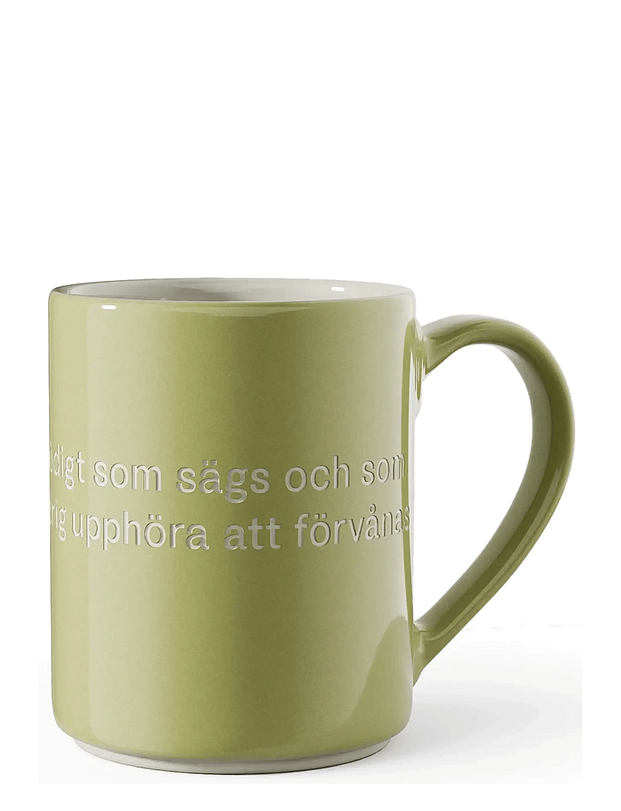 Design House Stockholm - Astrid Lindgren Mug 31 - kafijas krūzes - green - 1