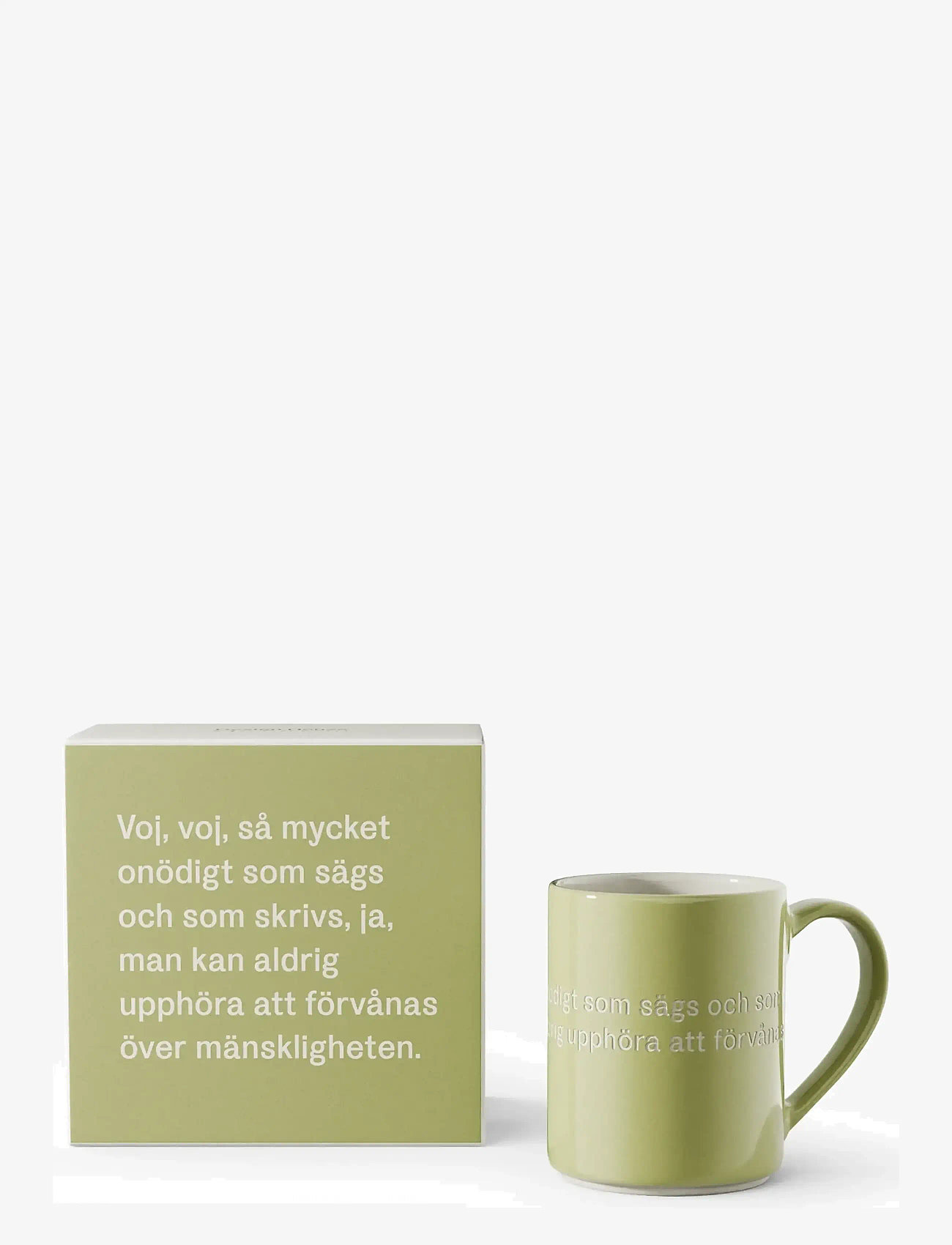 Design House Stockholm - Astrid Lindgren Mug 31 - kaffetassen - green - 1
