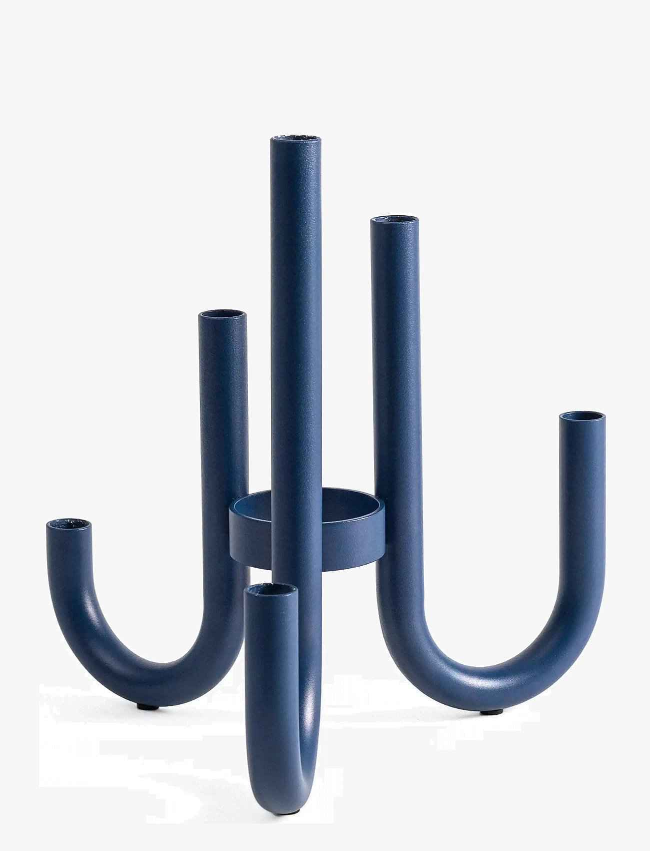 Design House Stockholm - Turn Candelabrum - küünlajalad - blue - 1