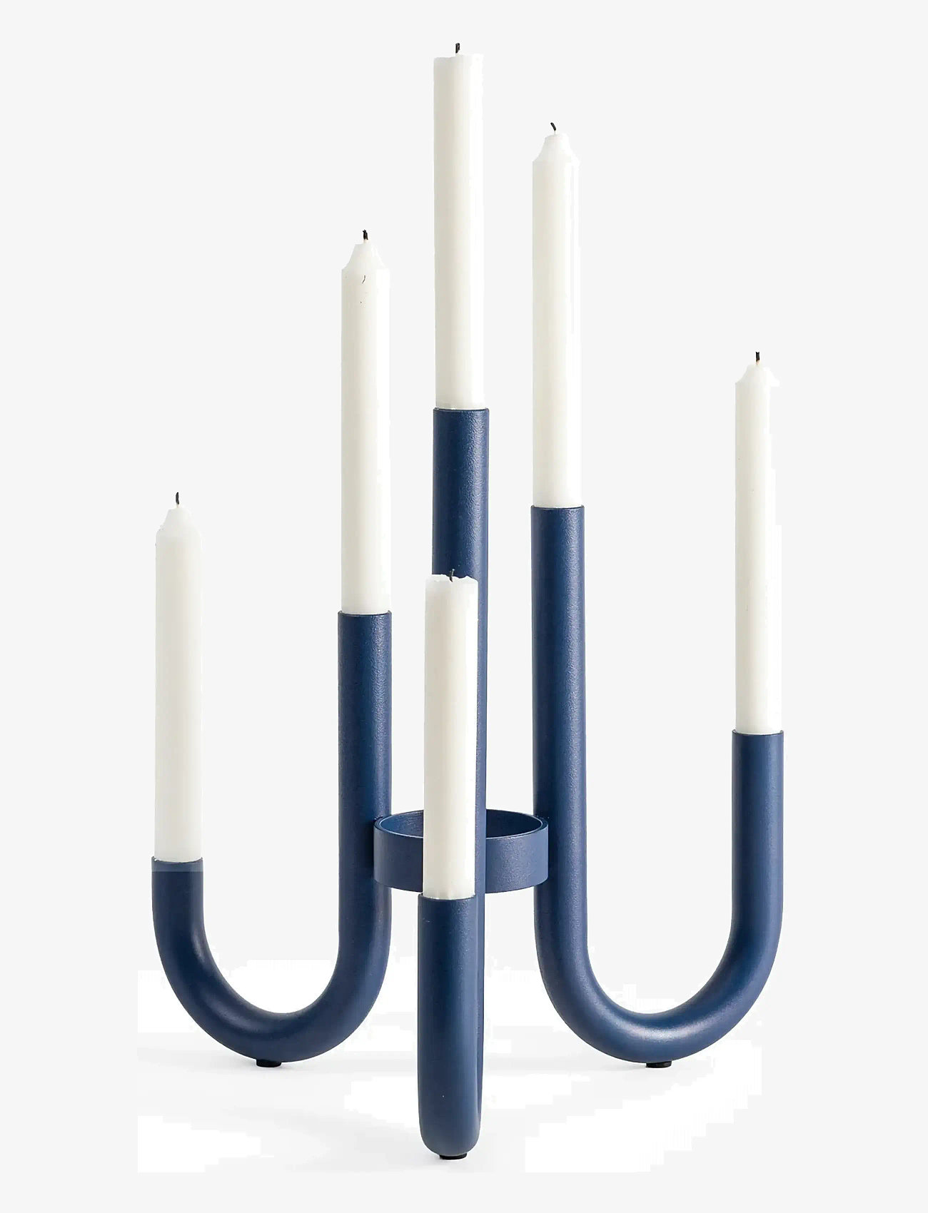 Design House Stockholm - Turn Candelabrum - küünlajalad - blue - 2