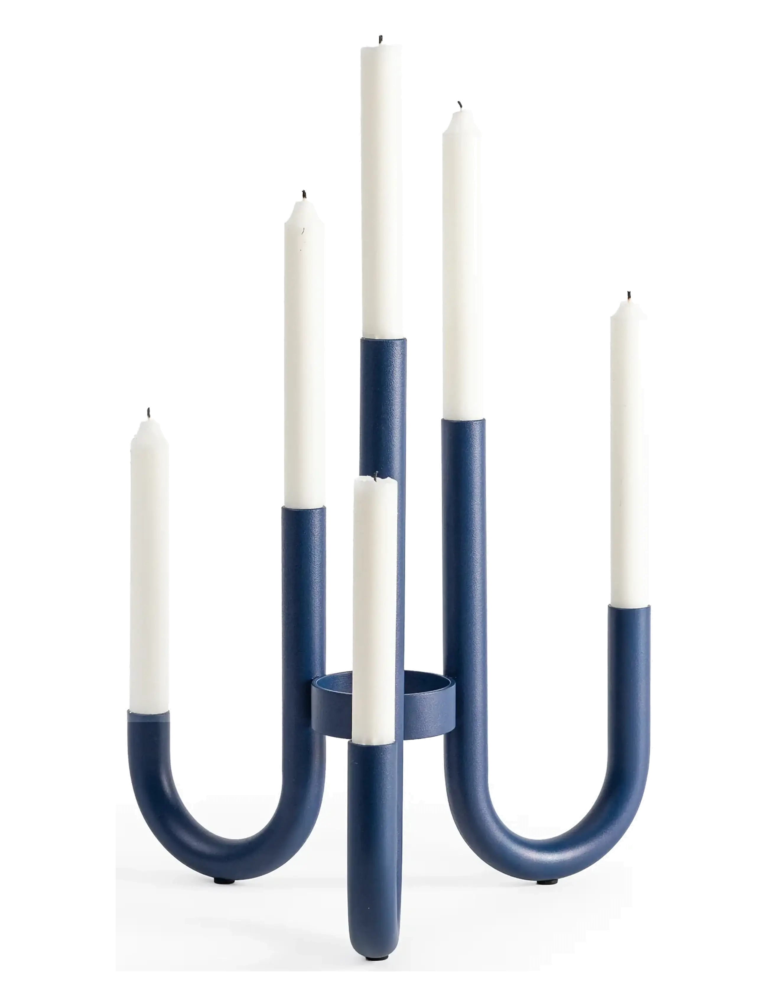 Design House Stockholm - Turn Candelabrum - candlesticks - blue - 2