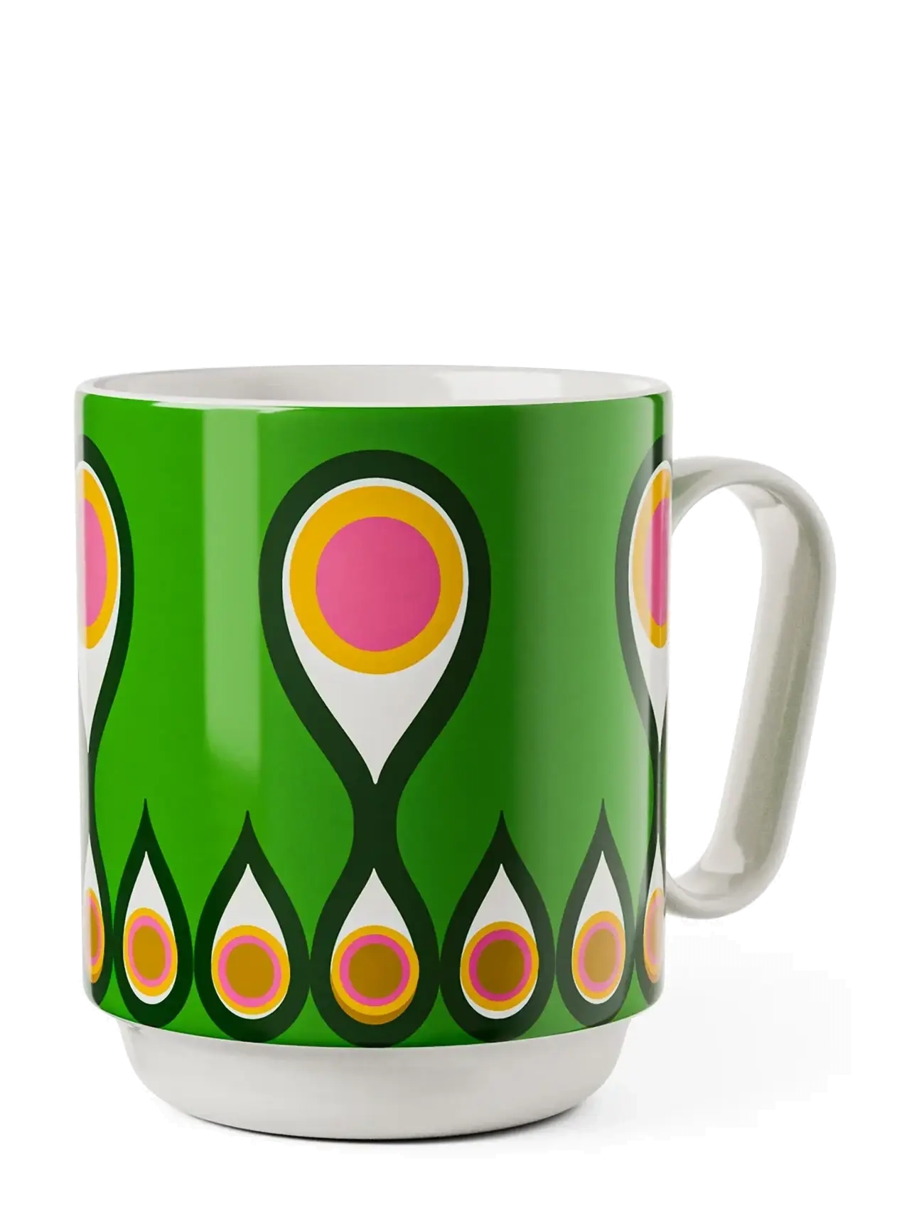 Design House Stockholm Birds 1967 Mug, Coffee Kop, Grøn, Str: 35 CL