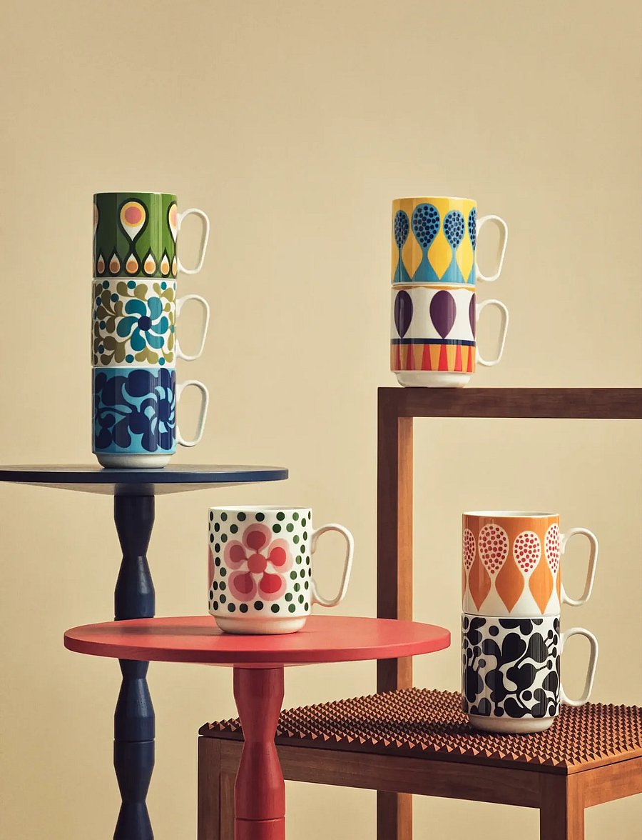 Design House Stockholm - Birds 1967 Mug - kohvitassid - multi - 3