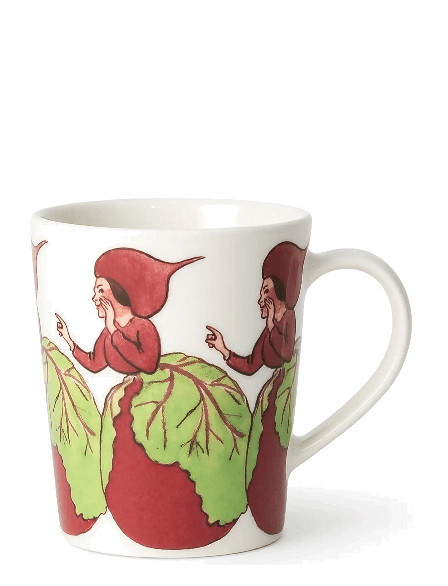 Design House Stockholm - Mrs Beetroot Mug w handle 28 cl - teetassen - elsa beskow - 1