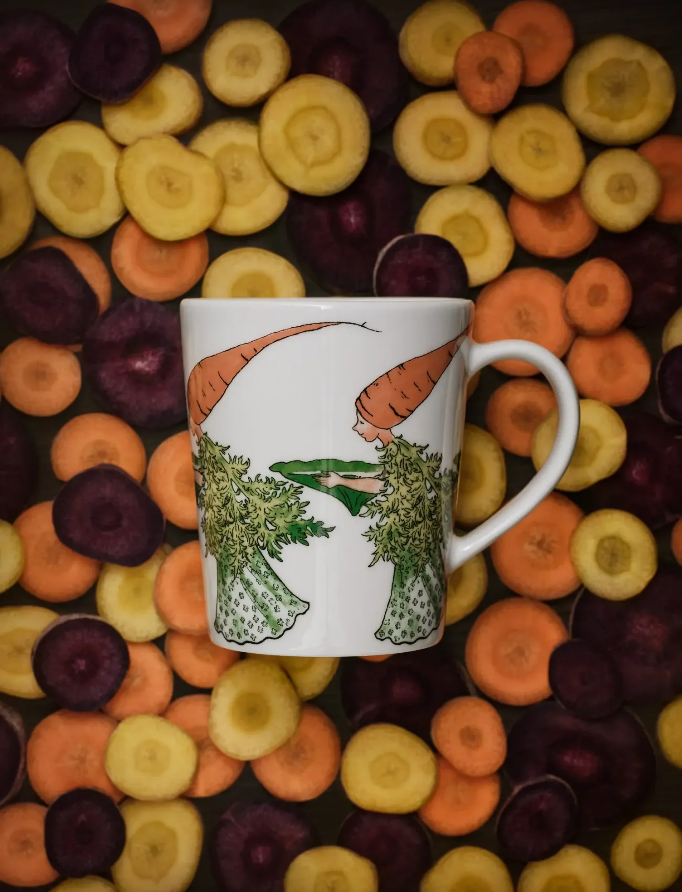 Design House Stockholm Carrot Mug W Handle 28 Cl, CL, Cups & Mugs, Weiß - Coffee Cups, Homeware
