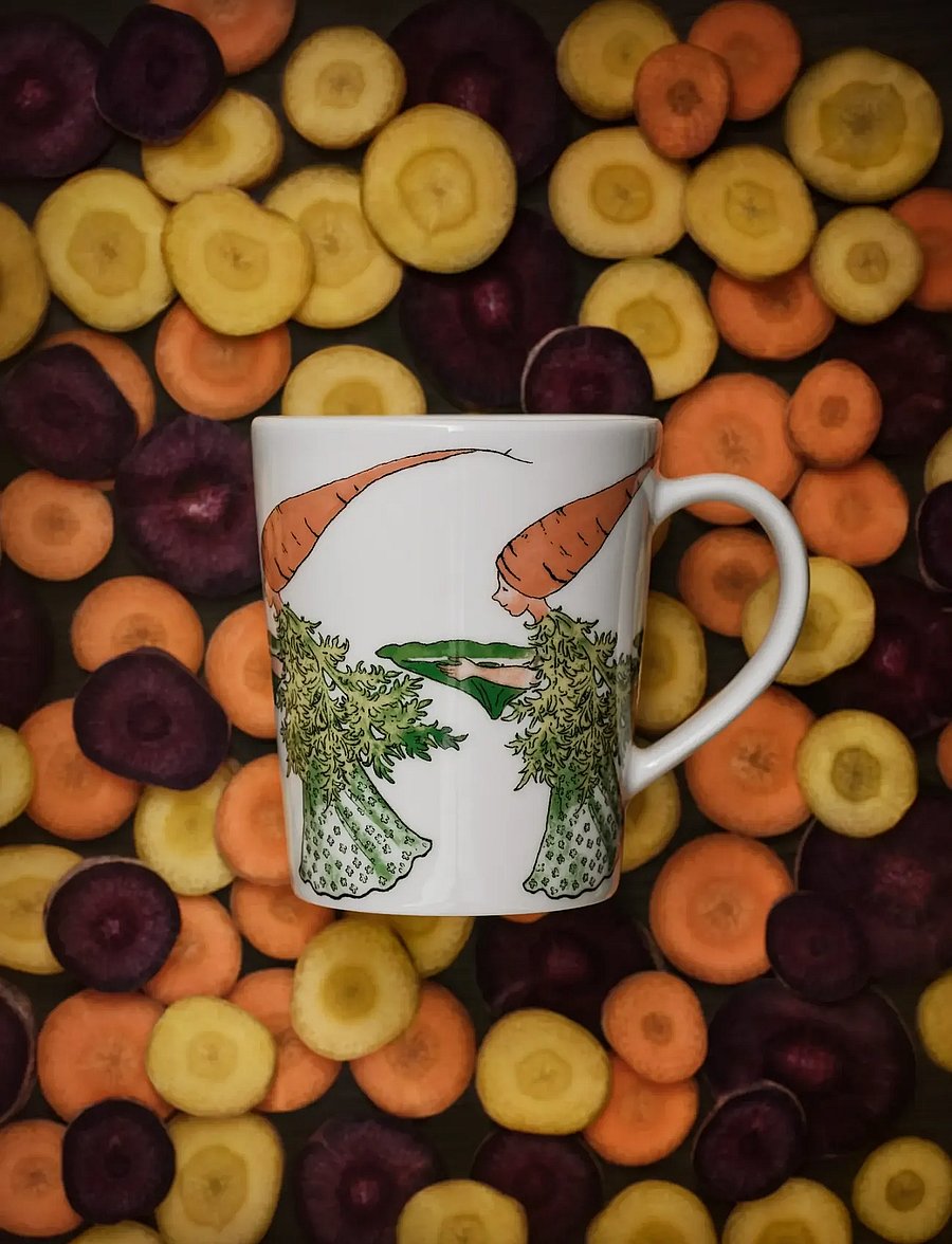 Design House Stockholm - Carrot Mug w handle 28 cl - teetassen - elsa beskow - 0
