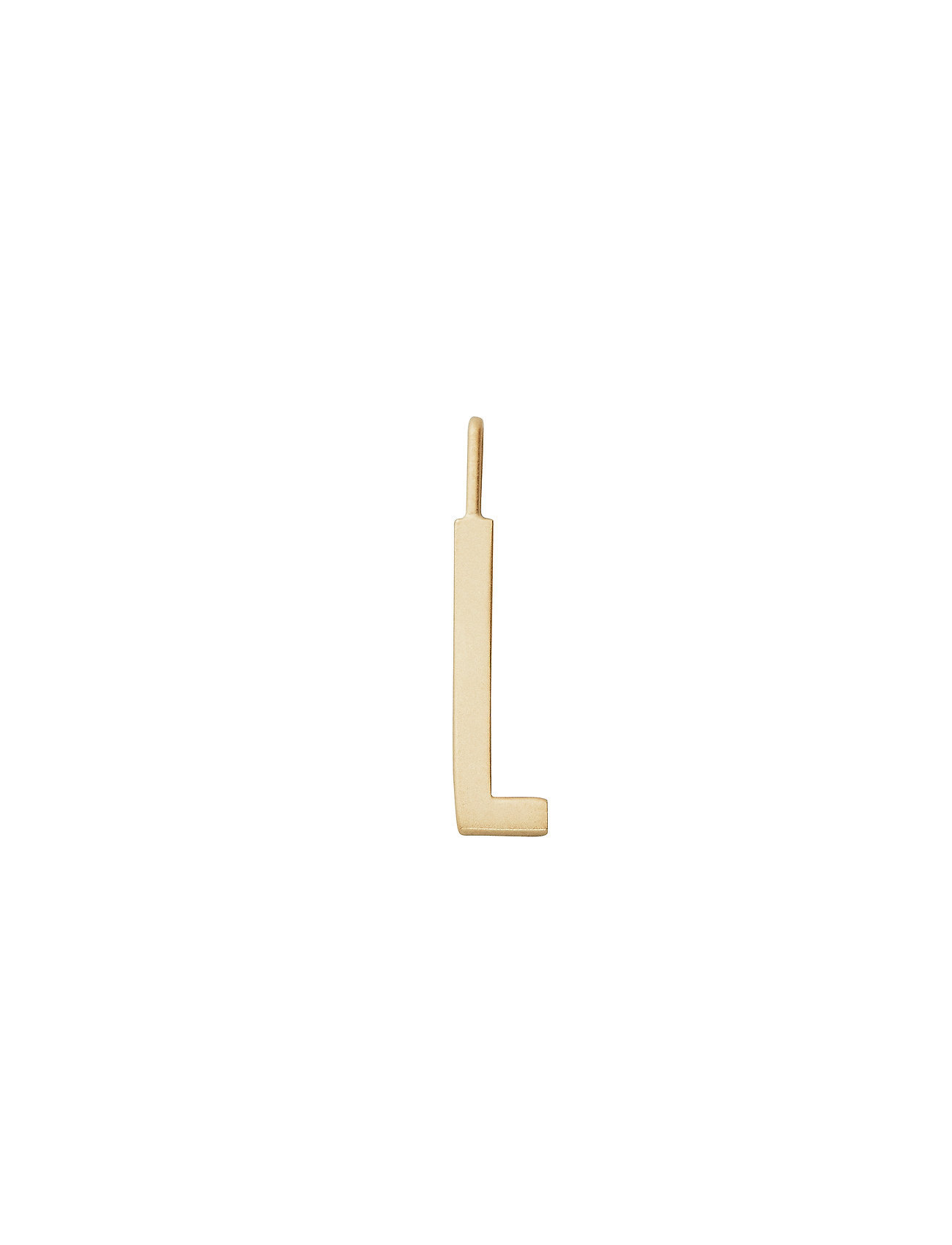 Design Letters Letter For Initial Necklace A-Z (18K -Plated) - - 16 MM 2