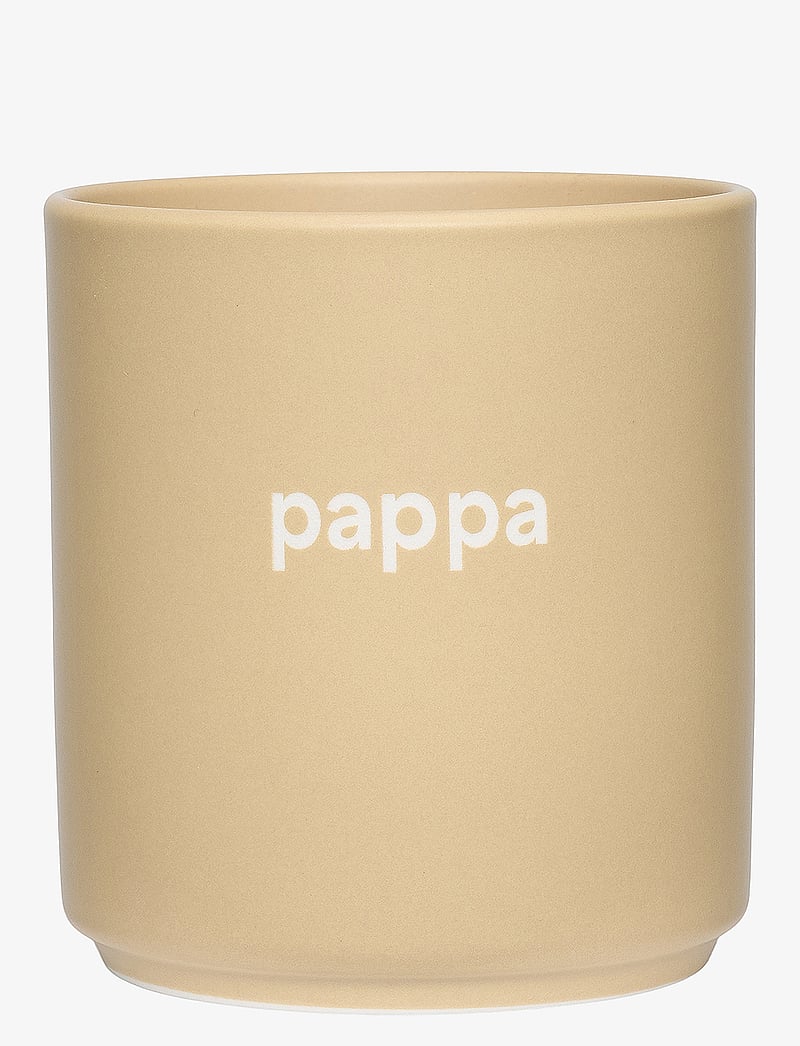 Design Letters - Favourite cups Danish words - lägsta priserna - beige - 0