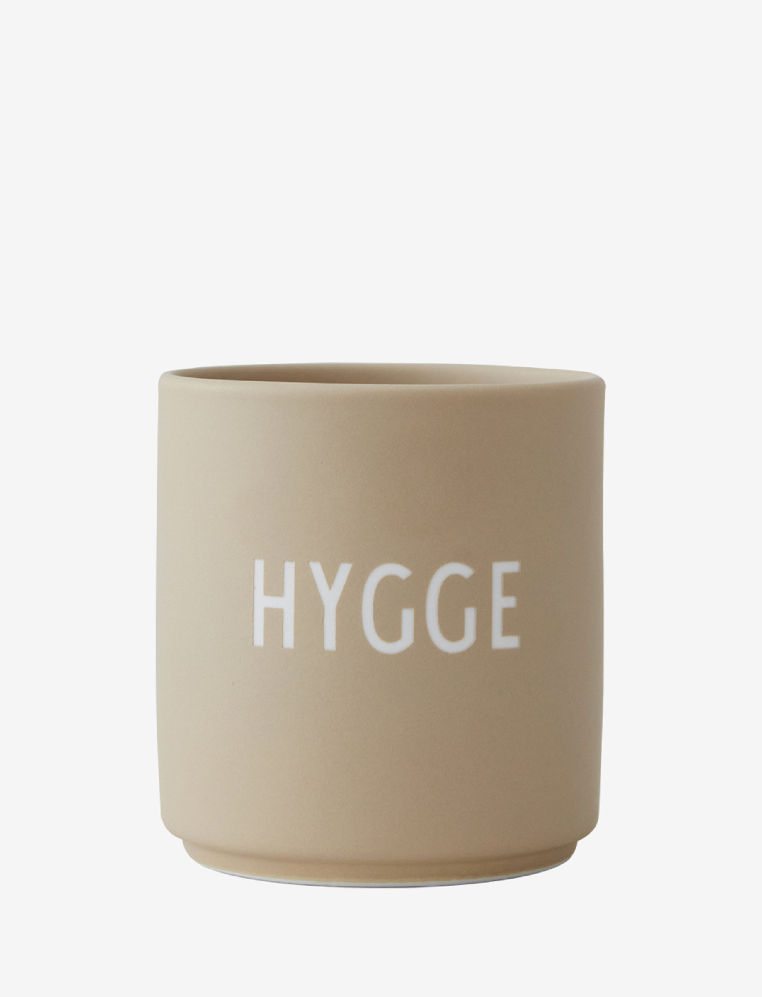 Design Letters Favourite cups  Danish words - Kaffekopper & Krus - BEIGEHYGGE / beige