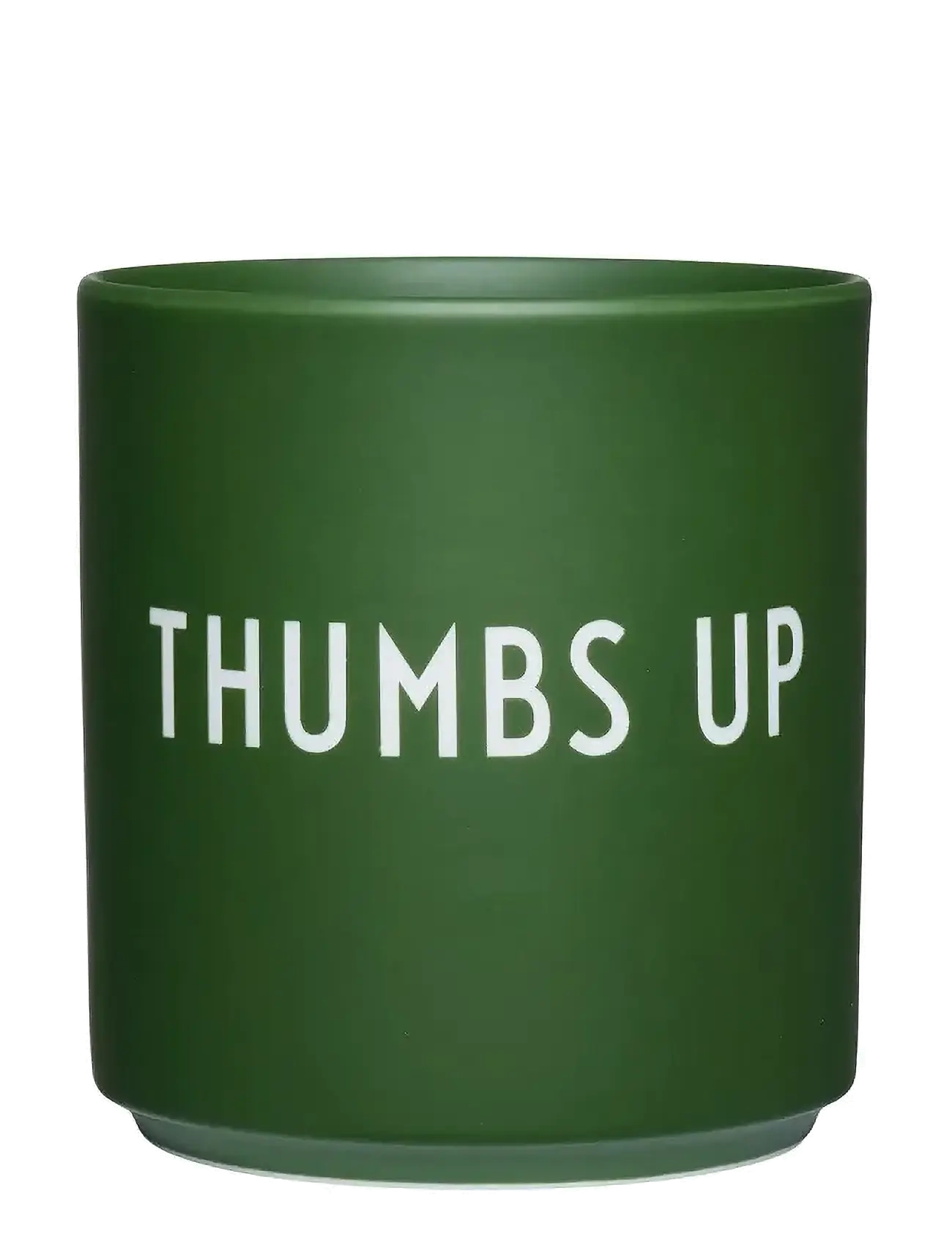 Design Letters Favourite cups  Danish words - Kaffekopper & Krus - FORREST ELF / green