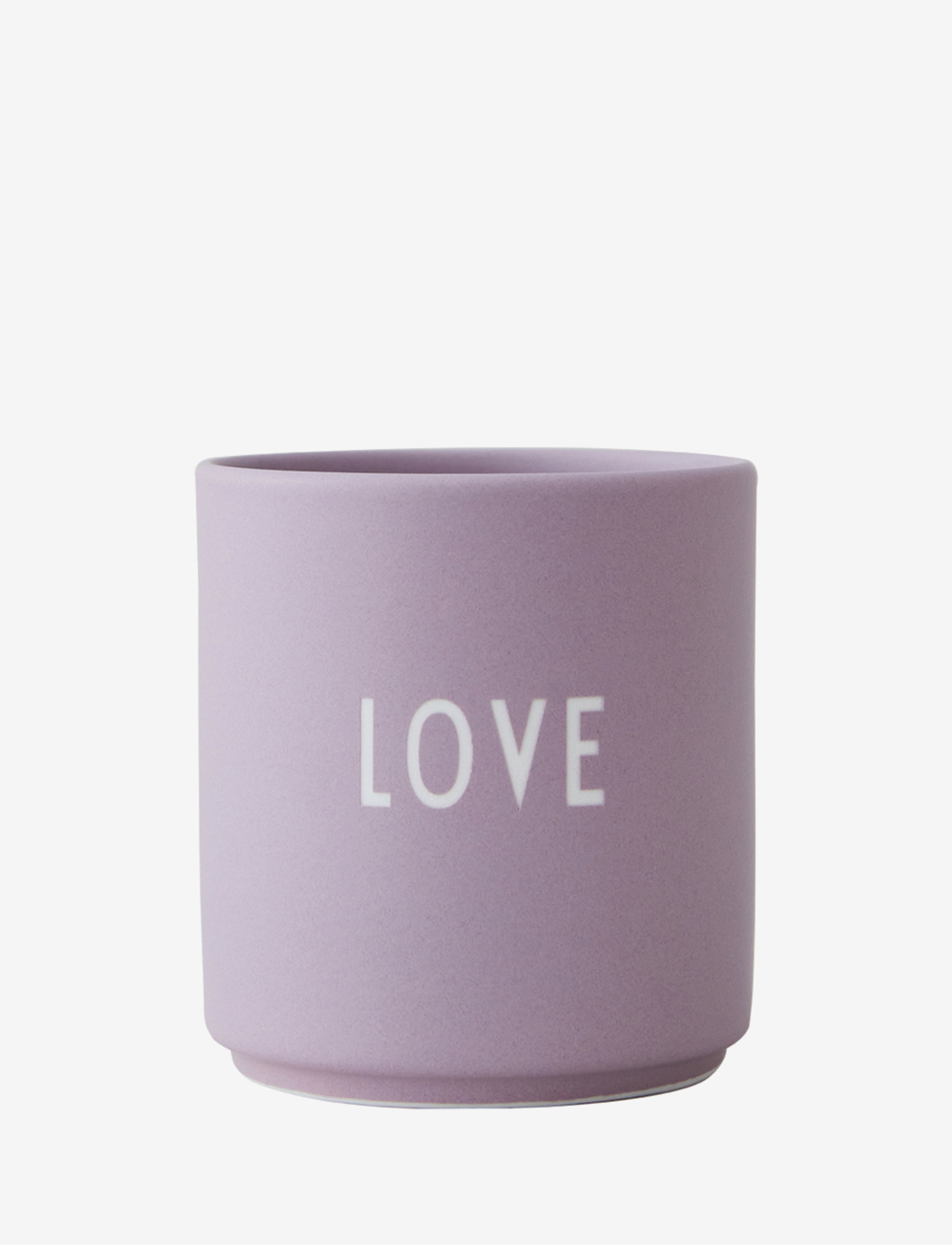 Design Letters Favourite cups  Danish words - Kaffekopper & Krus - LAVENLOVE / purple